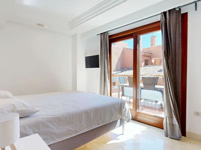 In the heart of Estepona's New Golden Mile, where the Costa del Sol shows off its most sophisticated side, lies a unique opportunity for those looking to live or invest on the seafront. The Mar Azul development, renowned as one of the most coveted in the 
