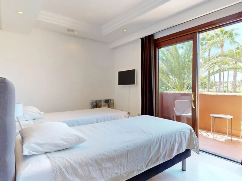 In the heart of Estepona's New Golden Mile, where the Costa del Sol shows off its most sophisticated side, lies a unique opportunity for those looking to live or invest on the seafront. The Mar Azul development, renowned as one of the most coveted in the 