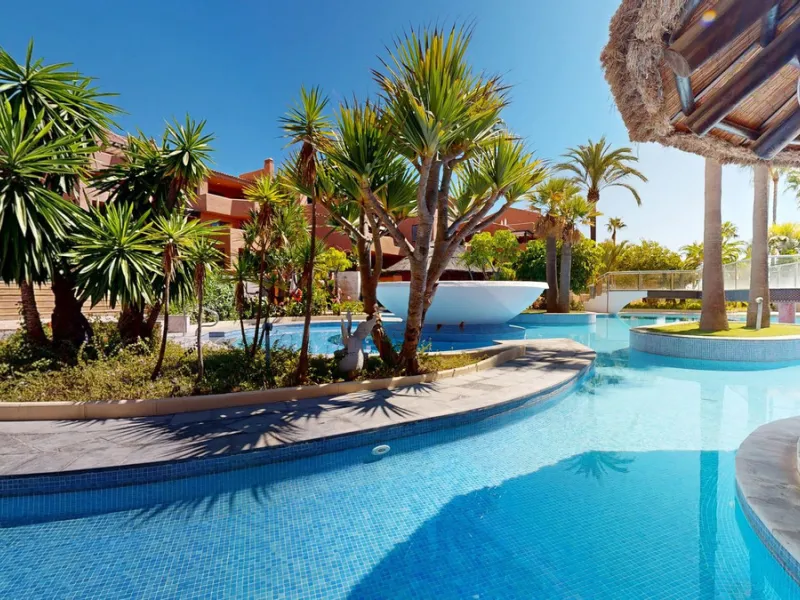 In the heart of Estepona's New Golden Mile, where the Costa del Sol shows off its most sophisticated side, lies a unique opportunity for those looking to live or invest on the seafront. The Mar Azul development, renowned as one of the most coveted in the 