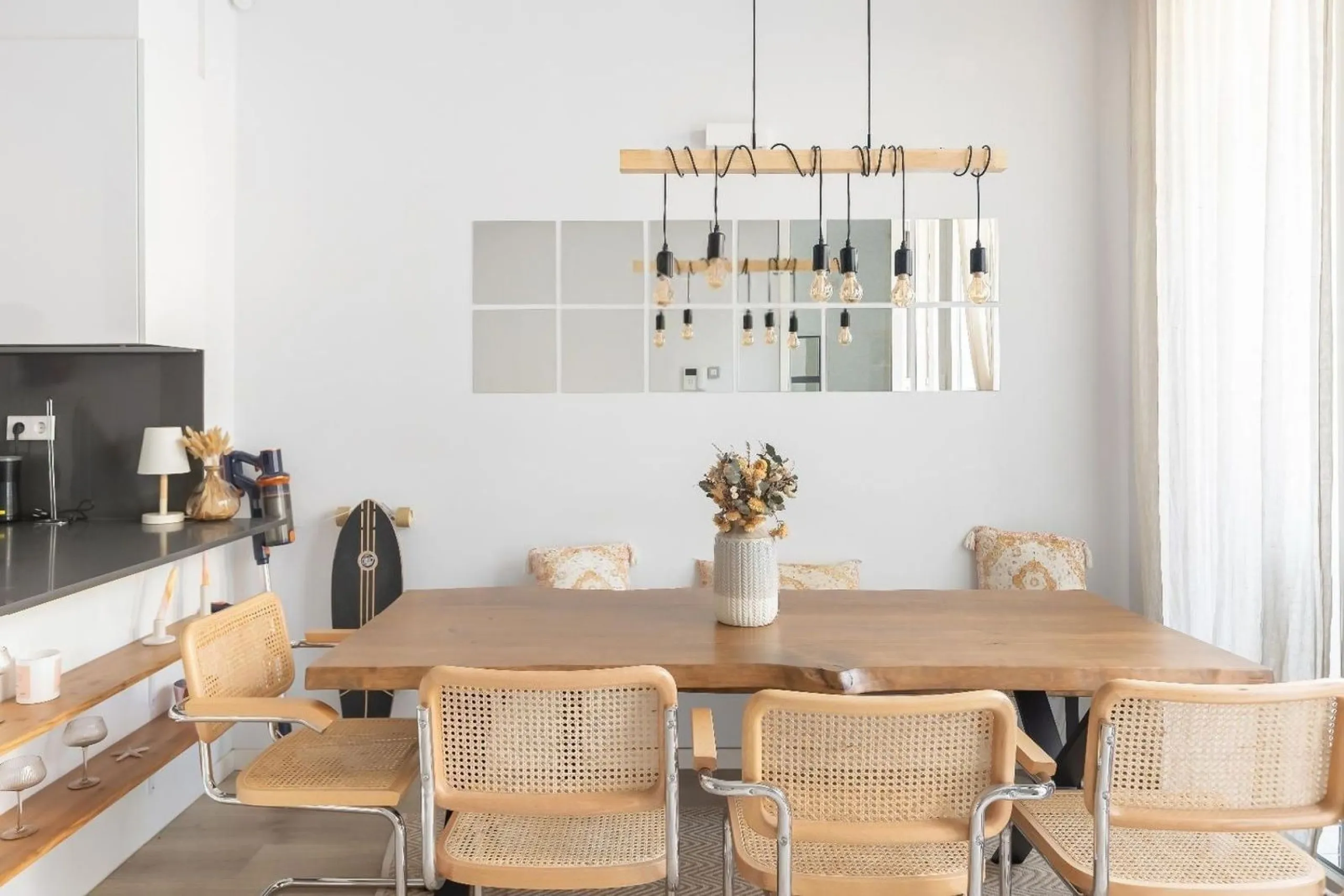 Moderno apartamento de 1 dormitorio con terraza y balcón en Poblenou, Barcelona