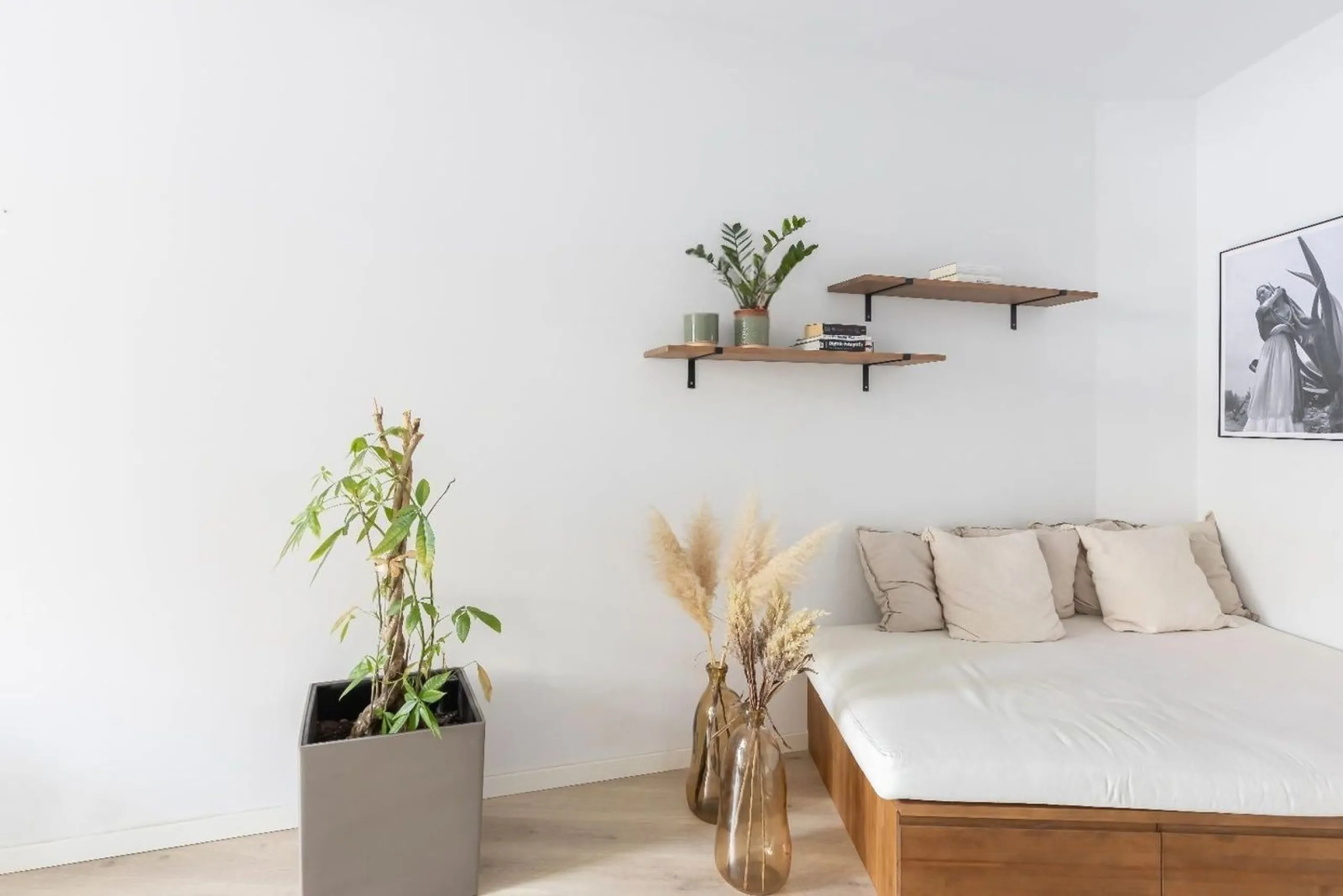 Moderno apartamento de 1 dormitorio con terraza y balcón en Poblenou, Barcelona