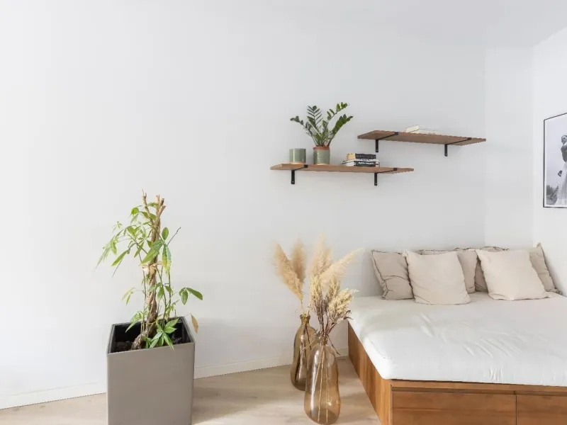 Moderno apartamento de 1 dormitorio con terraza y balcón en Poblenou, Barcelona