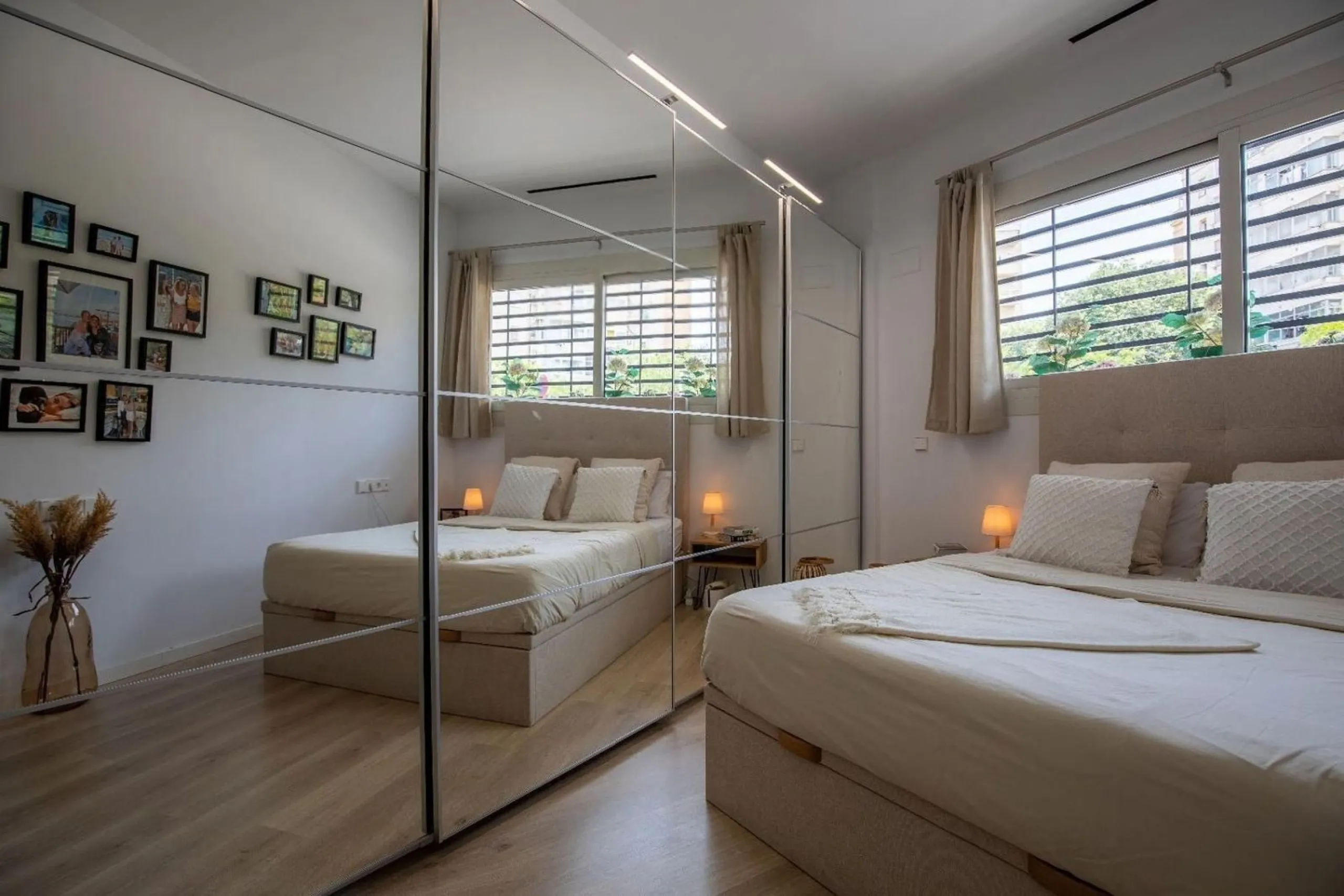 Moderno apartamento de 1 dormitorio con terraza y balcón en Poblenou, Barcelona