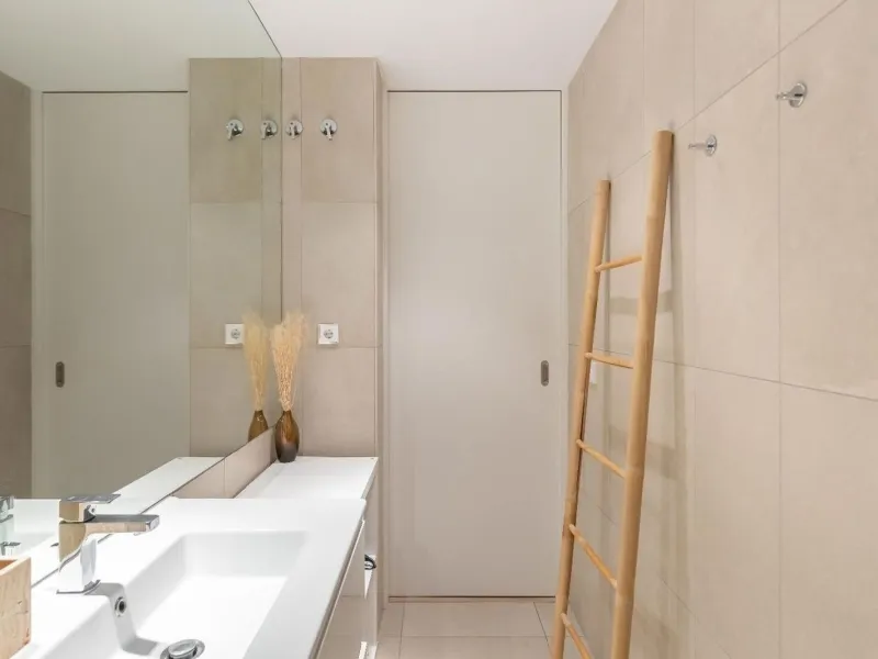 Moderno apartamento de 1 dormitorio con terraza y balcón en Poblenou, Barcelona
