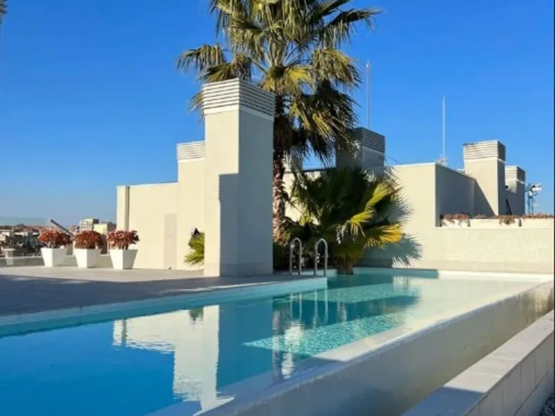 Moderno apartamento de 1 dormitorio con terraza y balcón en Poblenou, Barcelona