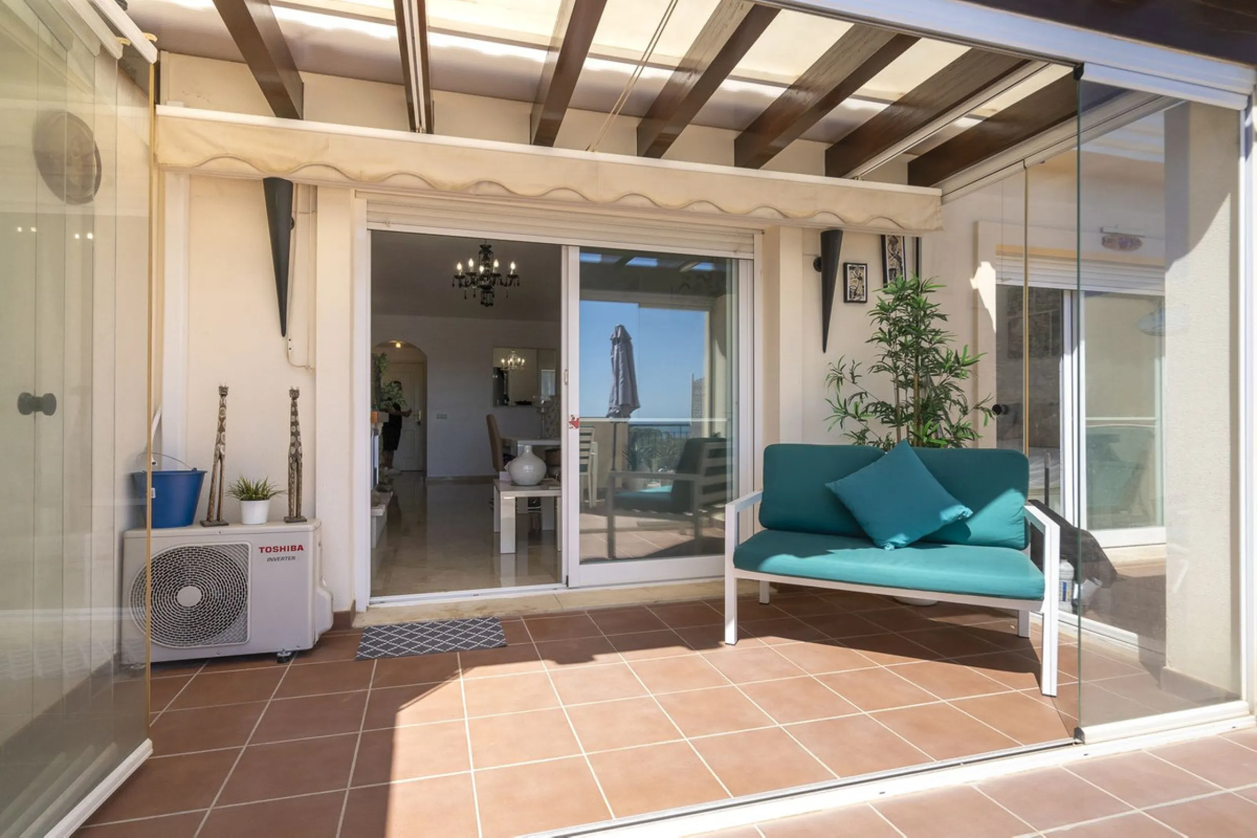 Apartment - Top Floor Apartment в продаже в Mijas, Málaga. В доме 2 спален и 2 ванных комнат. Площадь дома 113 м²