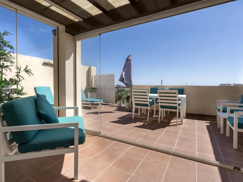 Apartment - Top Floor Apartment в продаже в Mijas, Málaga. В доме 2 спален и 2 ванных комнат. Площадь дома 113 м²