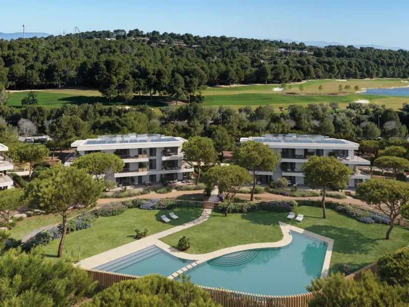 Exclusivo complejo residencial cerrado de alta gama junto al mar, ubicado dentro de un club de golf en la Costa Dorada