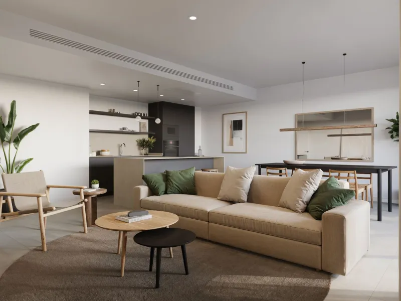 Exclusivo apartamento exterior de 2 dormitorios con terraza en la Costa Dorada