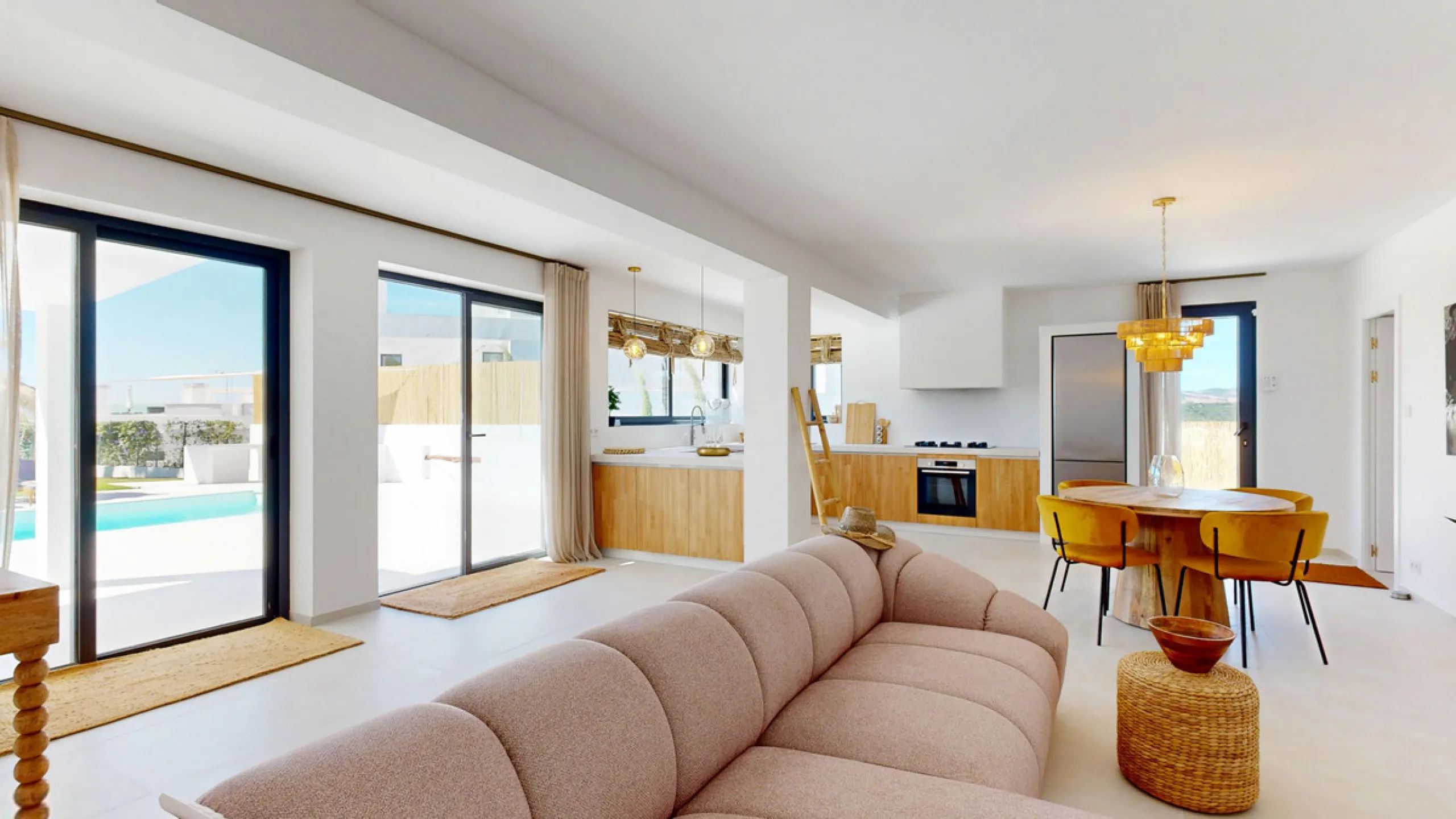 This magnificent villa represents a unique opportunity to acquire a tastefully renovated residence in one of the most sought-after areas of Estepona. Situated in the spacious and peaceful Don Pedro urbanization, the property is just five minutes from the 