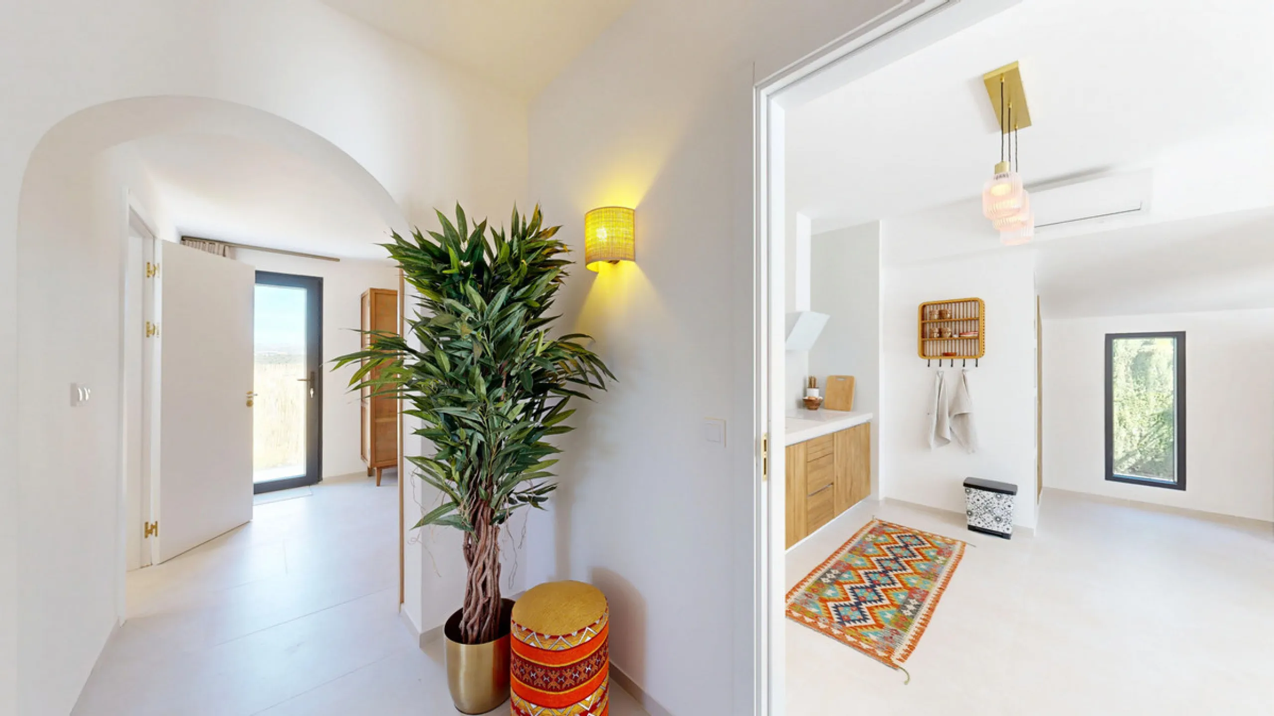 This magnificent villa represents a unique opportunity to acquire a tastefully renovated residence in one of the most sought-after areas of Estepona. Situated in the spacious and peaceful Don Pedro urbanization, the property is just five minutes from the 