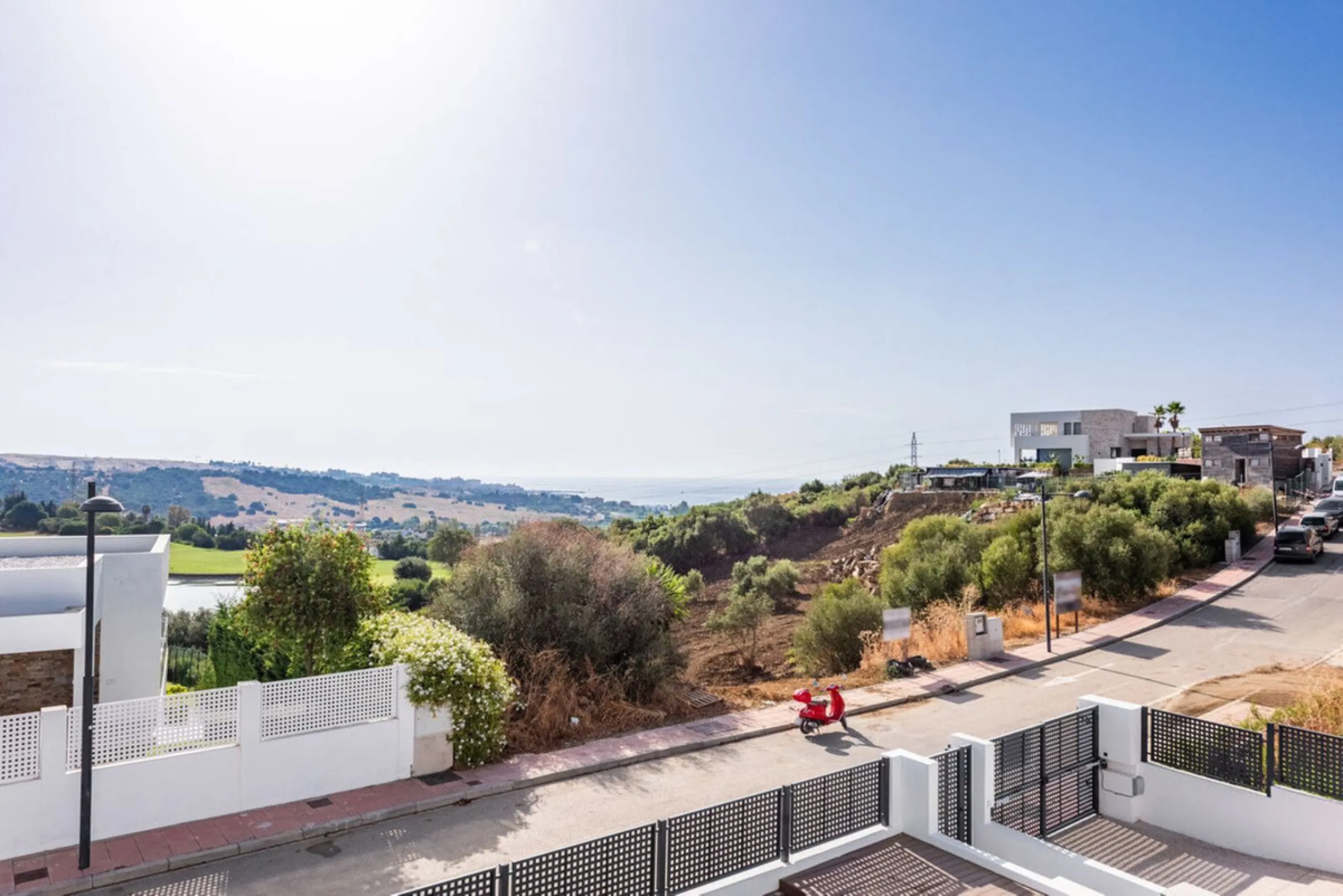 Modern Luxury Villa with Panoramic Golf & Sea Views in Estepona