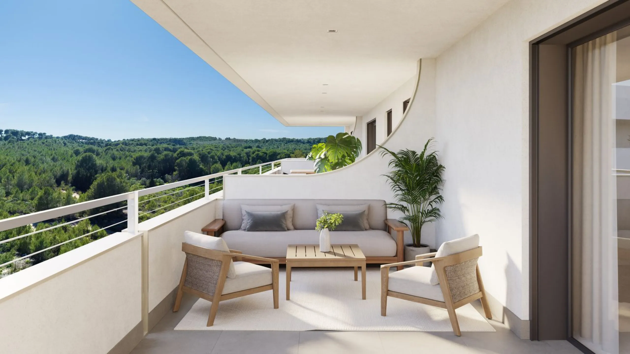 Exclusivo apartamento de 3 dormitorios con terraza en la Costa Dorada