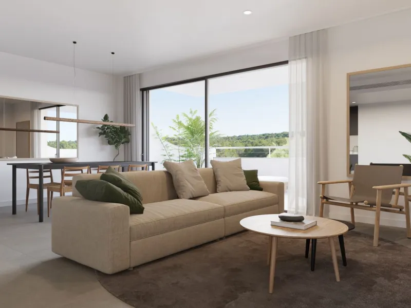 Exclusivo apartamento de 3 dormitorios con terraza en la Costa Dorada