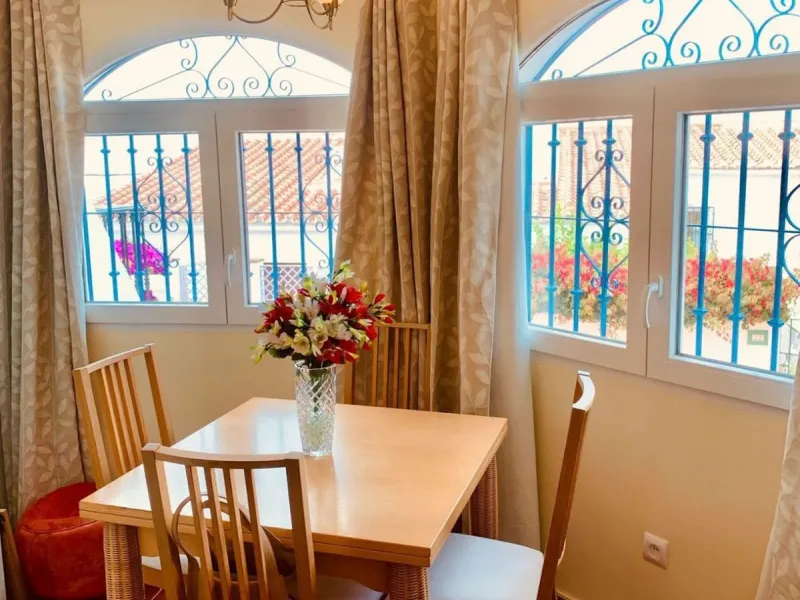 Beautiful Townhouse for Sale in Nerja with Stunning Panoramic Views over town. Located in a popular and peaceful urbanisation, this beautifully presented townhouse offers the perfect combination of privacy, comfort, and convenience. Spread across three le