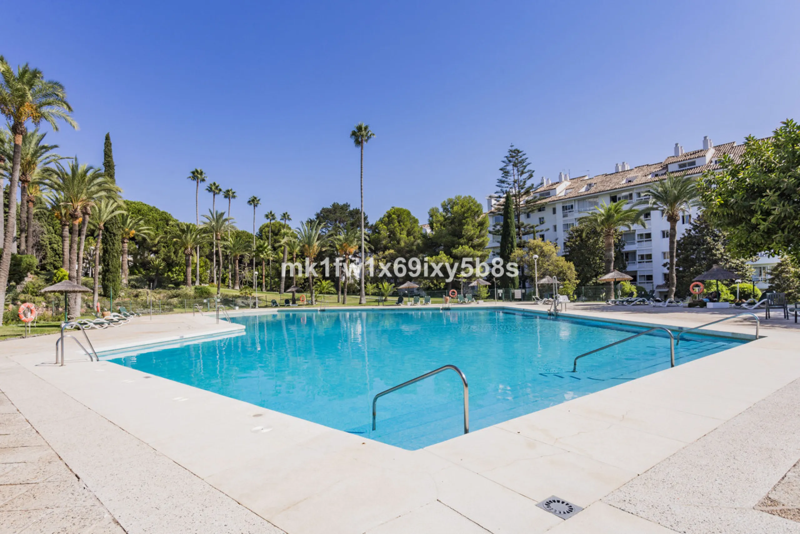 This beautifully renovated two-bedroom apartment is situated in the iconic Torre de Río Real, one of Marbella's most renowned buildings. Located in the exclusive Río Real residential area in Eastern Marbella, it's just a 5-minute drive from Marbella's cit
