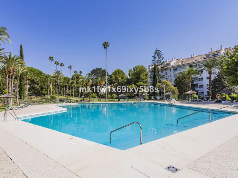 This beautifully renovated two-bedroom apartment is situated in the iconic Torre de Río Real, one of Marbella's most renowned buildings. Located in the exclusive Río Real residential area in Eastern Marbella, it's just a 5-minute drive from Marbella's cit