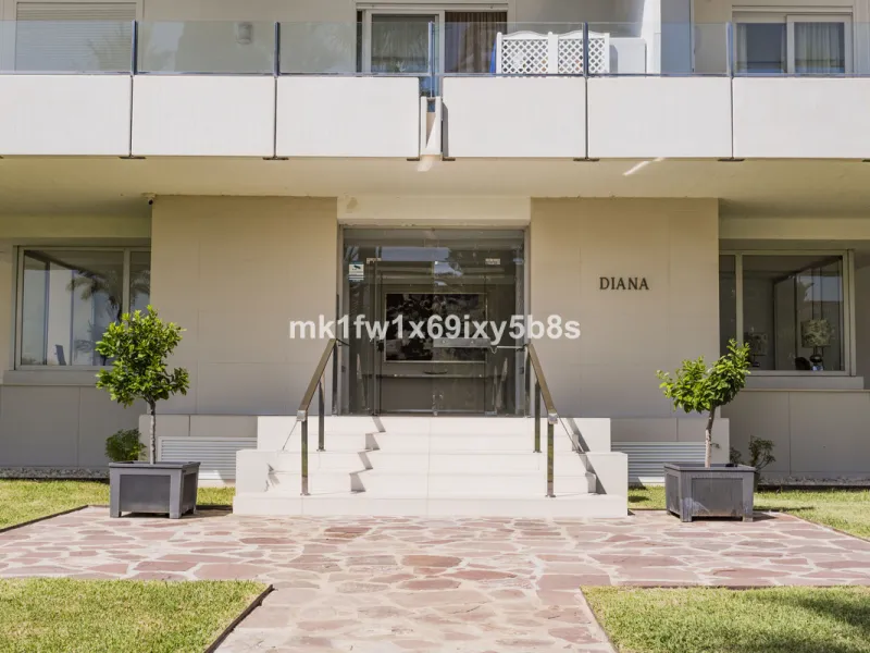 This beautifully renovated two-bedroom apartment is situated in the iconic Torre de Río Real, one of Marbella's most renowned buildings. Located in the exclusive Río Real residential area in Eastern Marbella, it's just a 5-minute drive from Marbella's cit