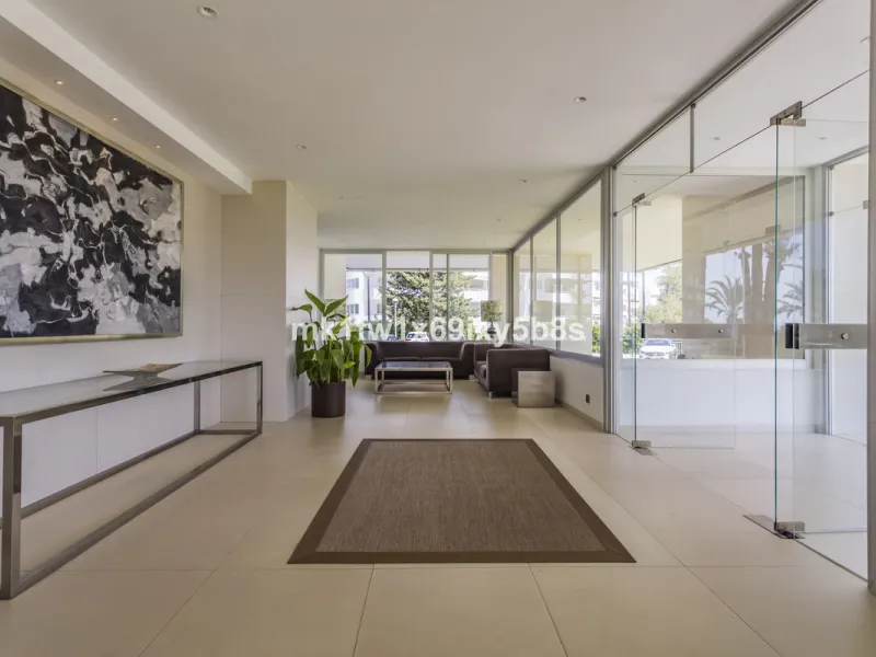 This beautifully renovated two-bedroom apartment is situated in the iconic Torre de Río Real, one of Marbella's most renowned buildings. Located in the exclusive Río Real residential area in Eastern Marbella, it's just a 5-minute drive from Marbella's cit
