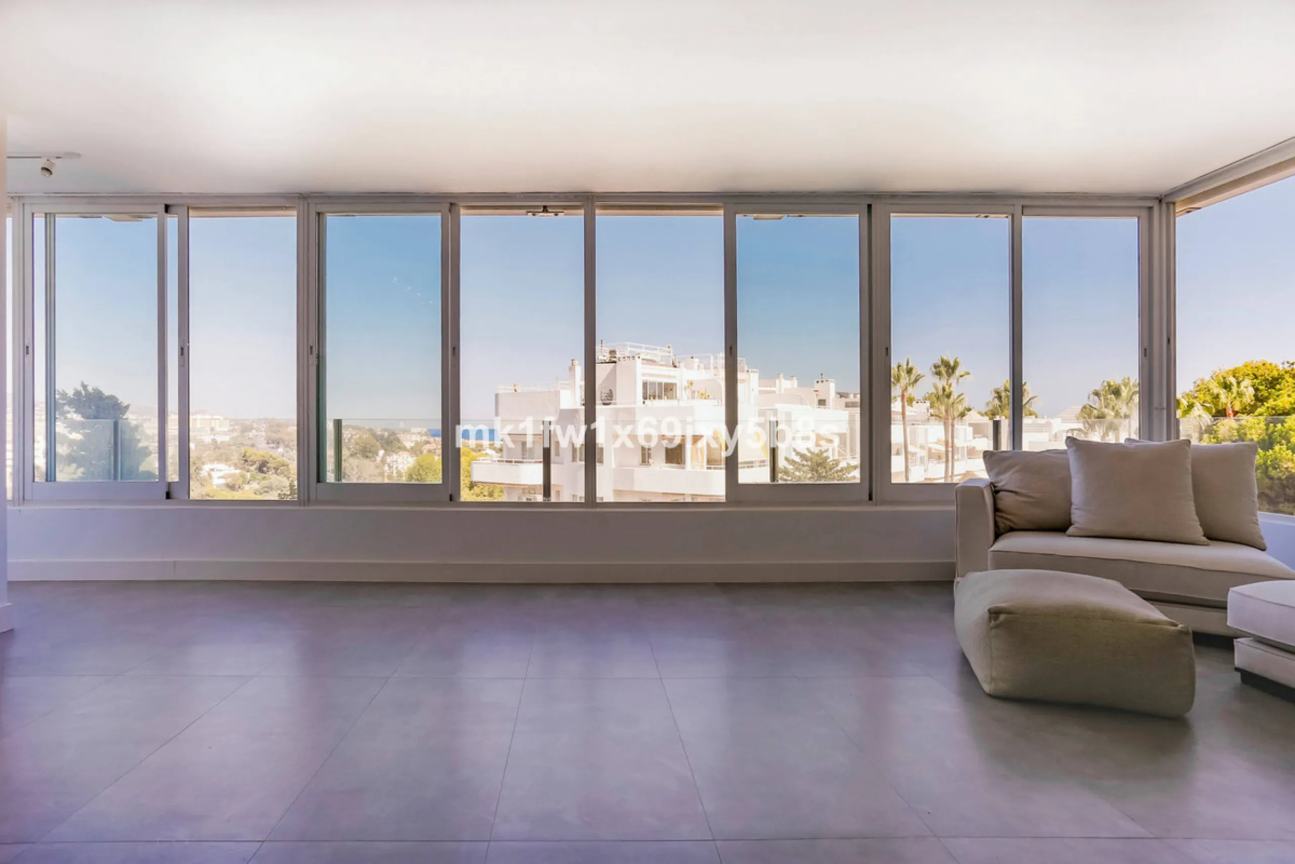 This beautifully renovated two-bedroom apartment is situated in the iconic Torre de Río Real, one of Marbella's most renowned buildings. Located in the exclusive Río Real residential area in Eastern Marbella, it's just a 5-minute drive from Marbella's cit