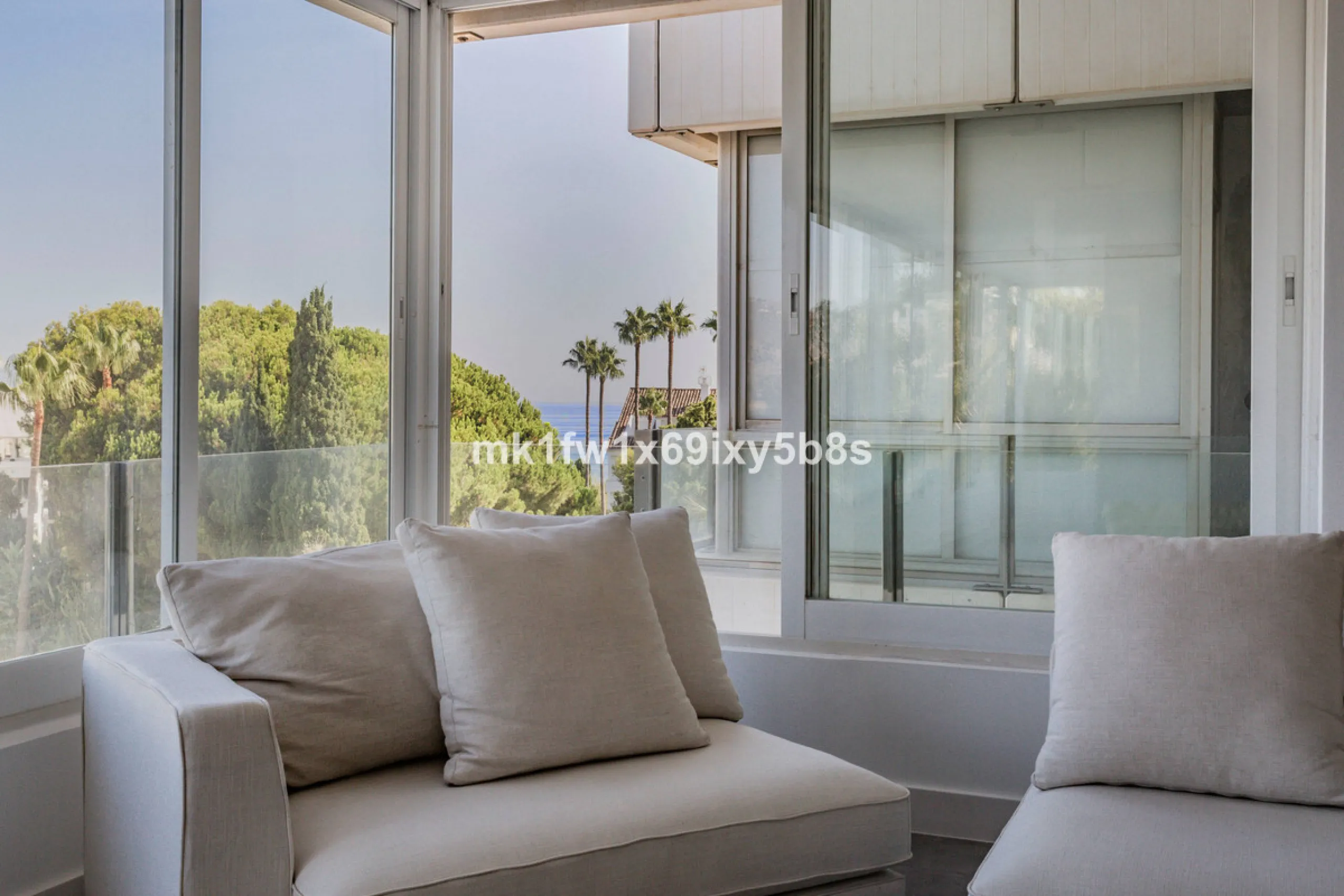 This beautifully renovated two-bedroom apartment is situated in the iconic Torre de Río Real, one of Marbella's most renowned buildings. Located in the exclusive Río Real residential area in Eastern Marbella, it's just a 5-minute drive from Marbella's cit