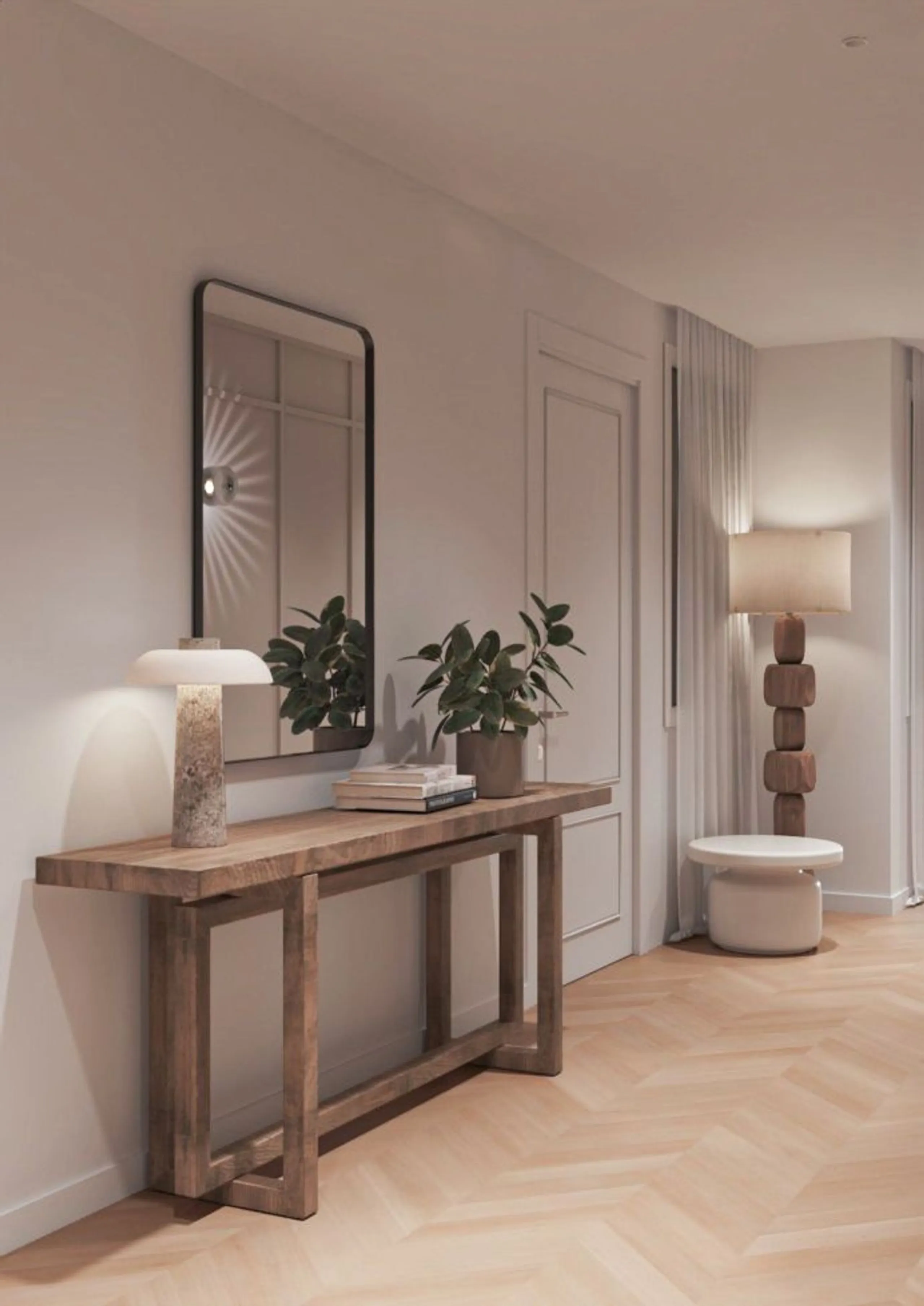 Elegant Designer Apartment with Renovation Project in Barcelona’s Upper Area