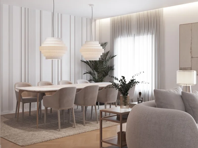 Elegant Designer Apartment with Renovation Project in Barcelona’s Upper Area