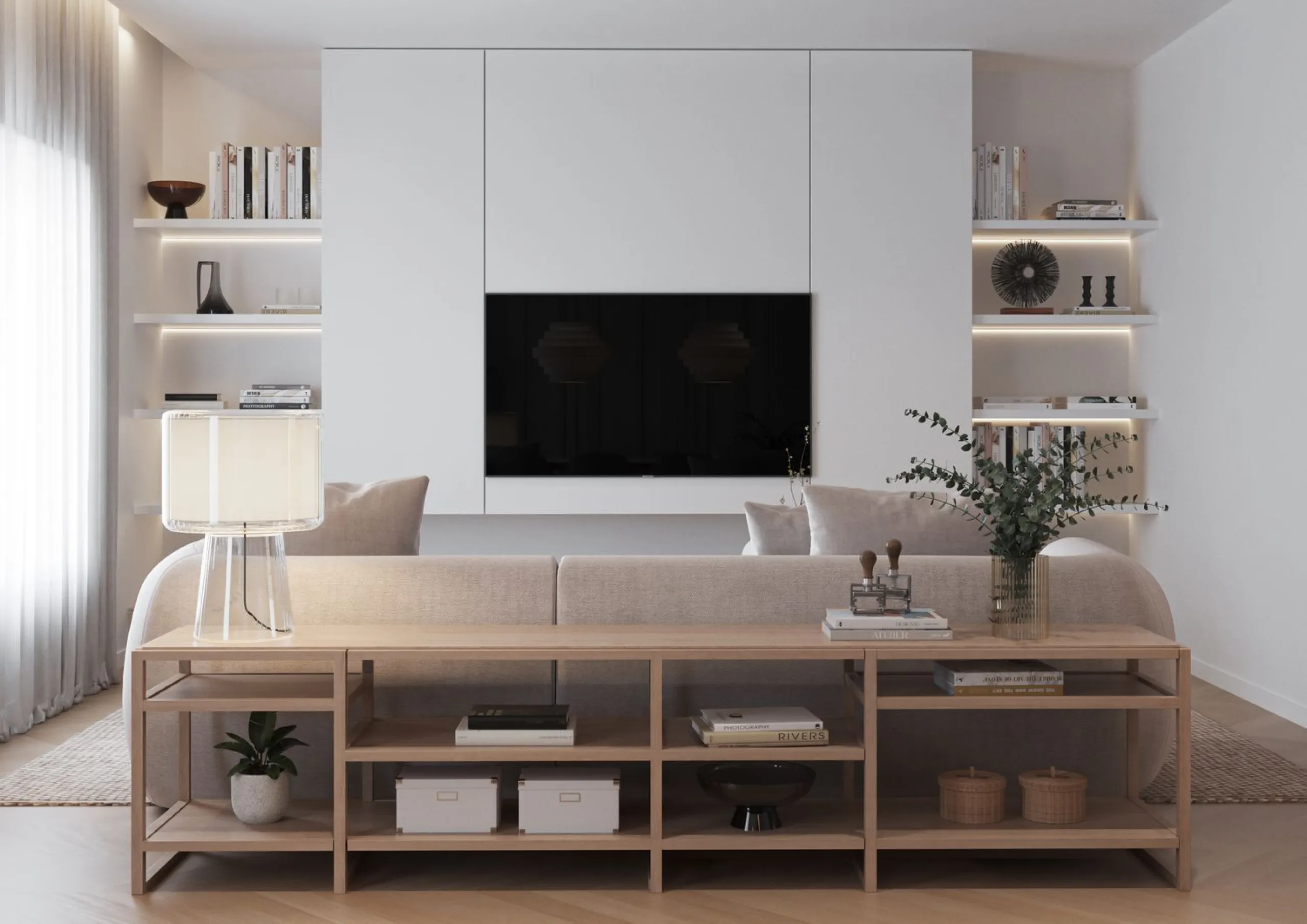 Elegant Designer Apartment with Renovation Project in Barcelona’s Upper Area