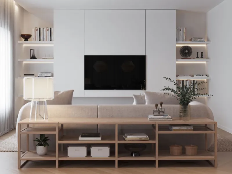 Elegant Designer Apartment with Renovation Project in Barcelona’s Upper Area
