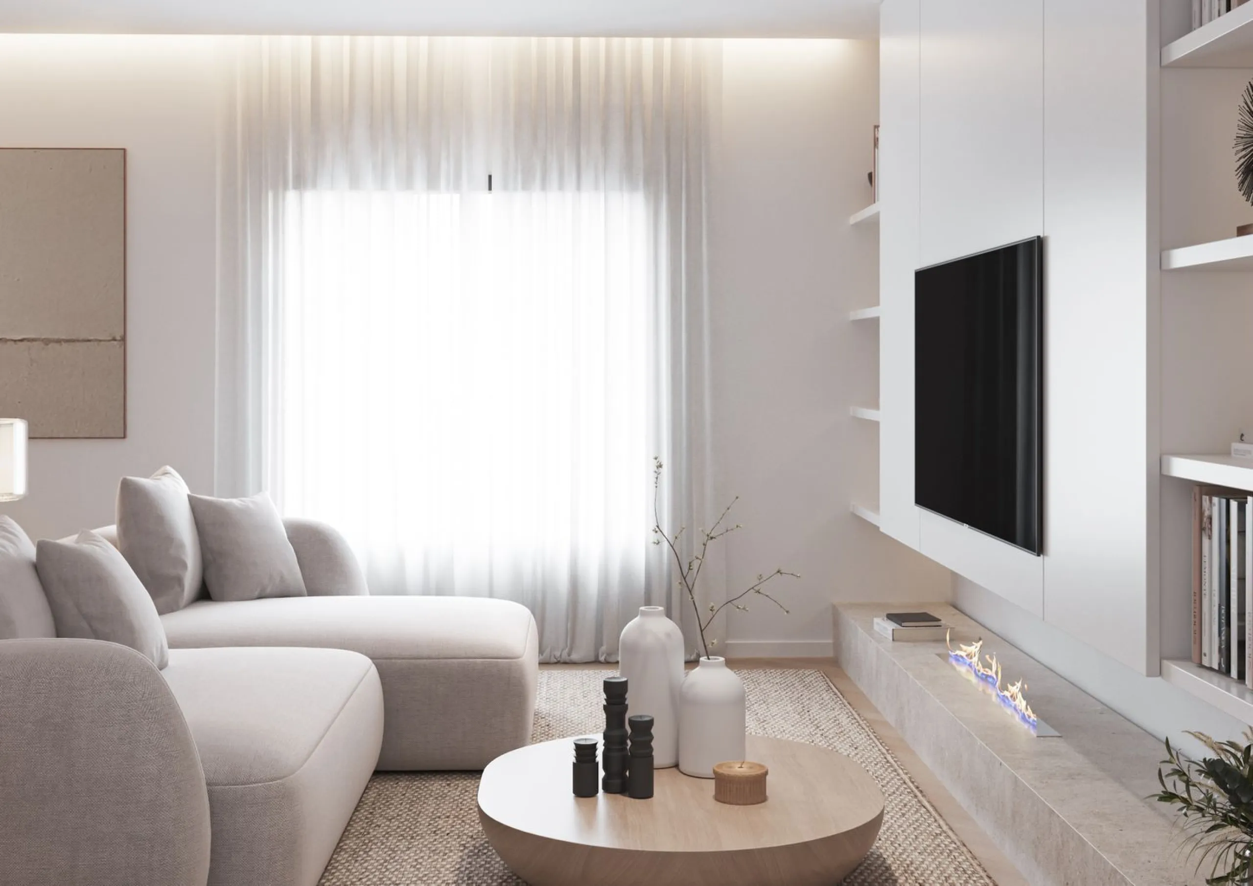 Elegant Designer Apartment with Renovation Project in Barcelona’s Upper Area