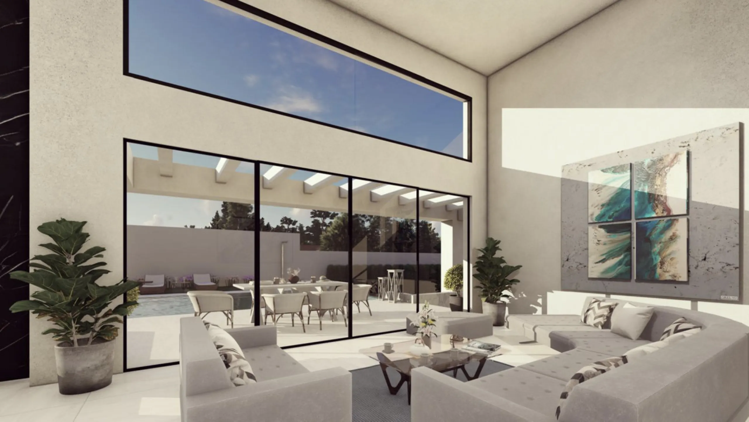 House - Detached Villa в продаже в Estepona, Málaga. В доме 3 спален и 5 ванных комнат. Площадь дома 375 м². Площадь участка 1034 м²