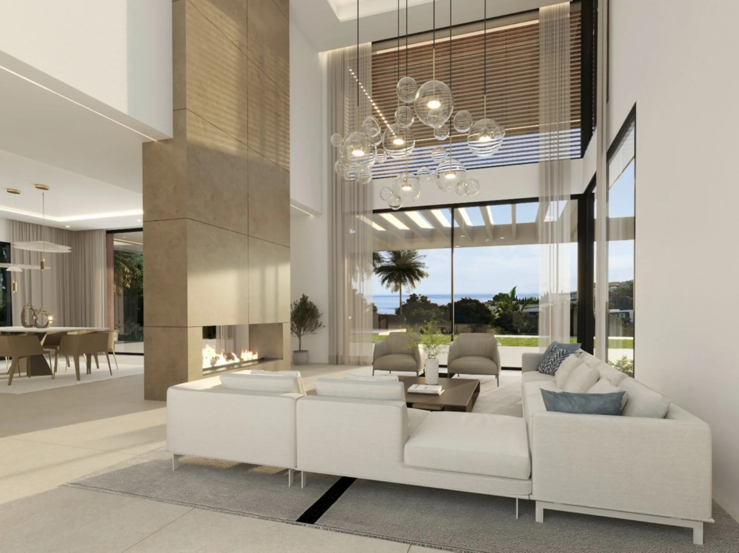 House - Detached Villa в продаже в Estepona, Málaga. В доме 3 спален и 5 ванных комнат. Площадь дома 375 м². Площадь участка 1034 м²