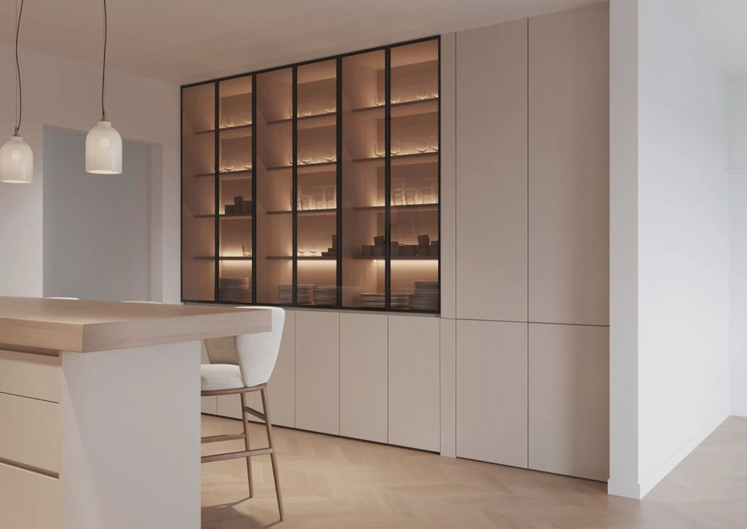 Elegant Designer Apartment with Renovation Project in Barcelona’s Upper Area
