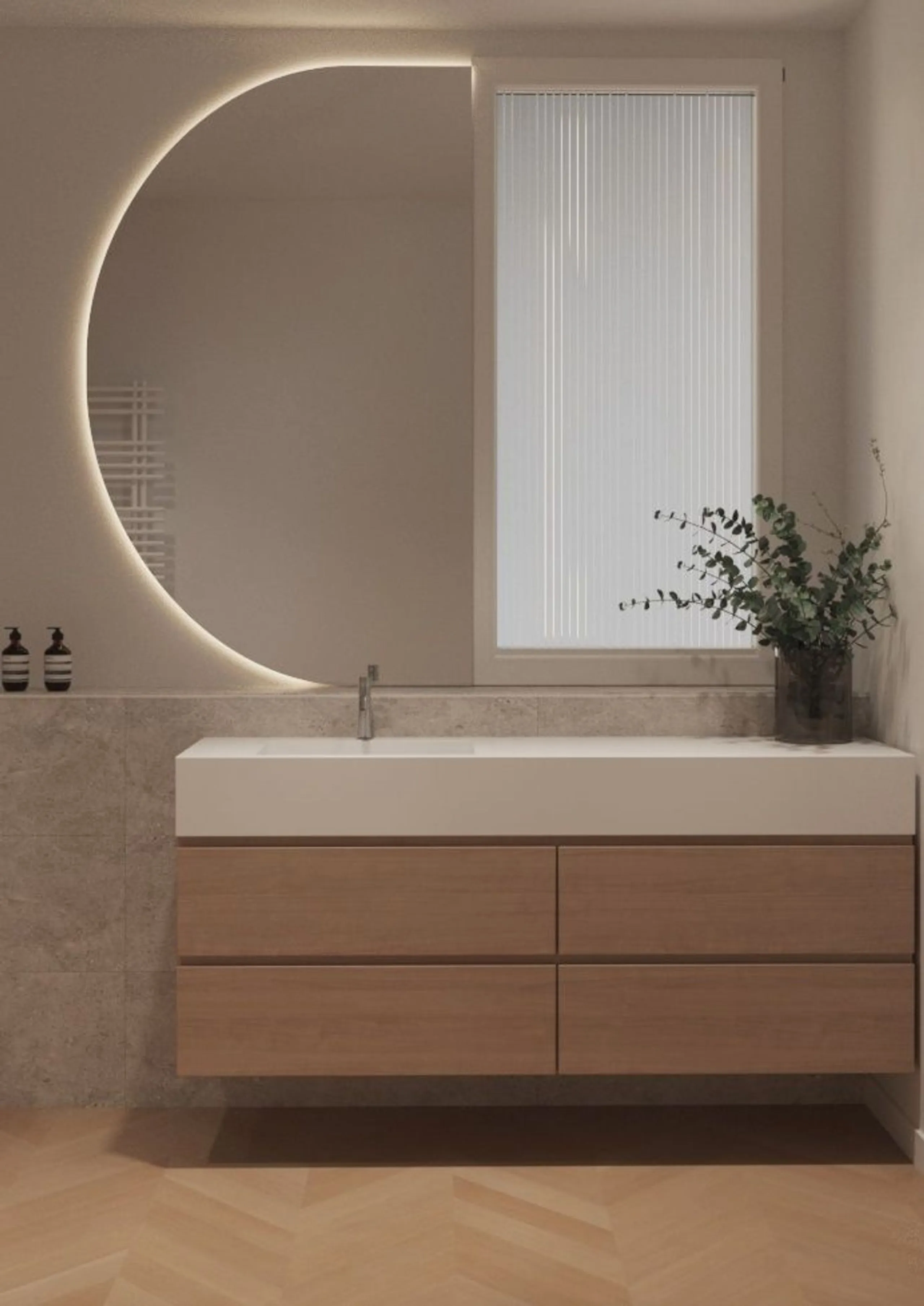 Elegant Designer Apartment with Renovation Project in Barcelona’s Upper Area