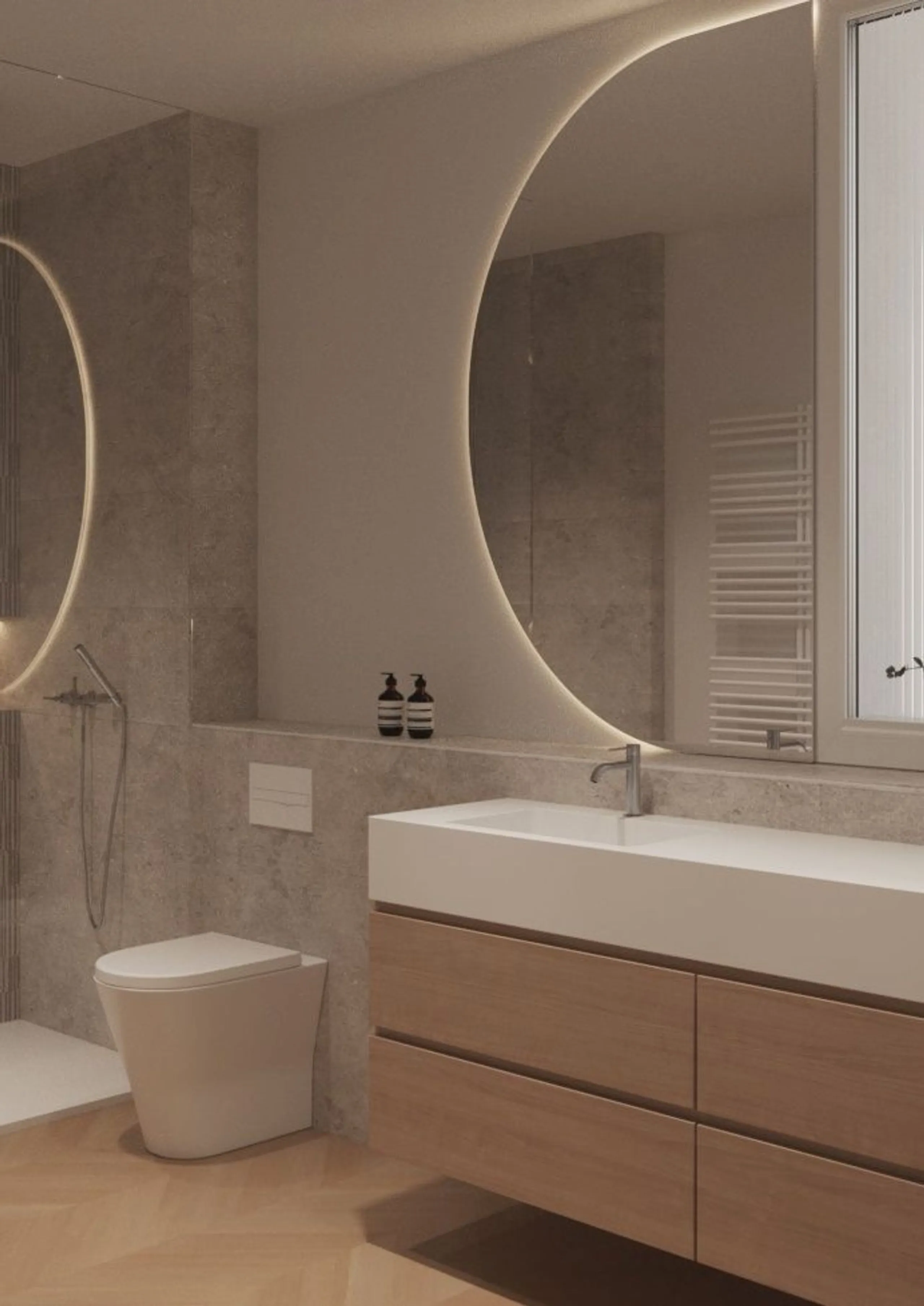 Elegant Designer Apartment with Renovation Project in Barcelona’s Upper Area