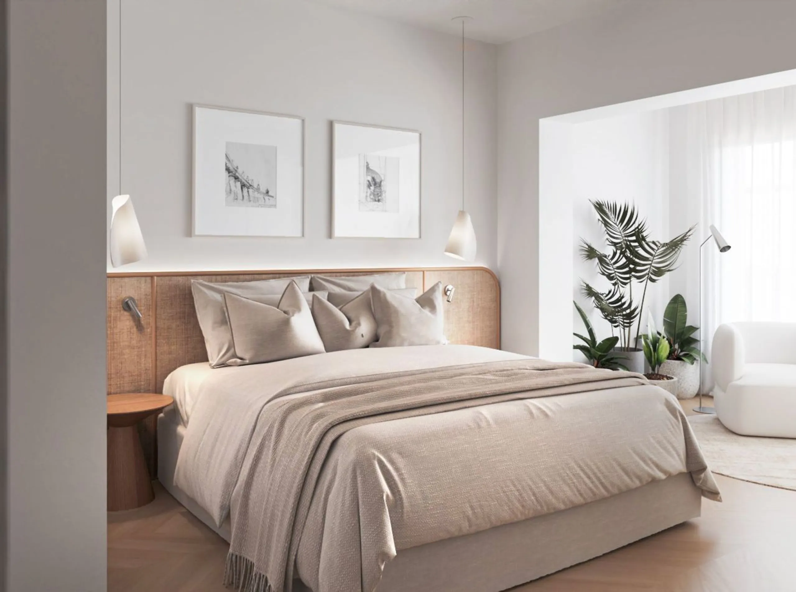 Elegant Designer Apartment with Renovation Project in Barcelona’s Upper Area