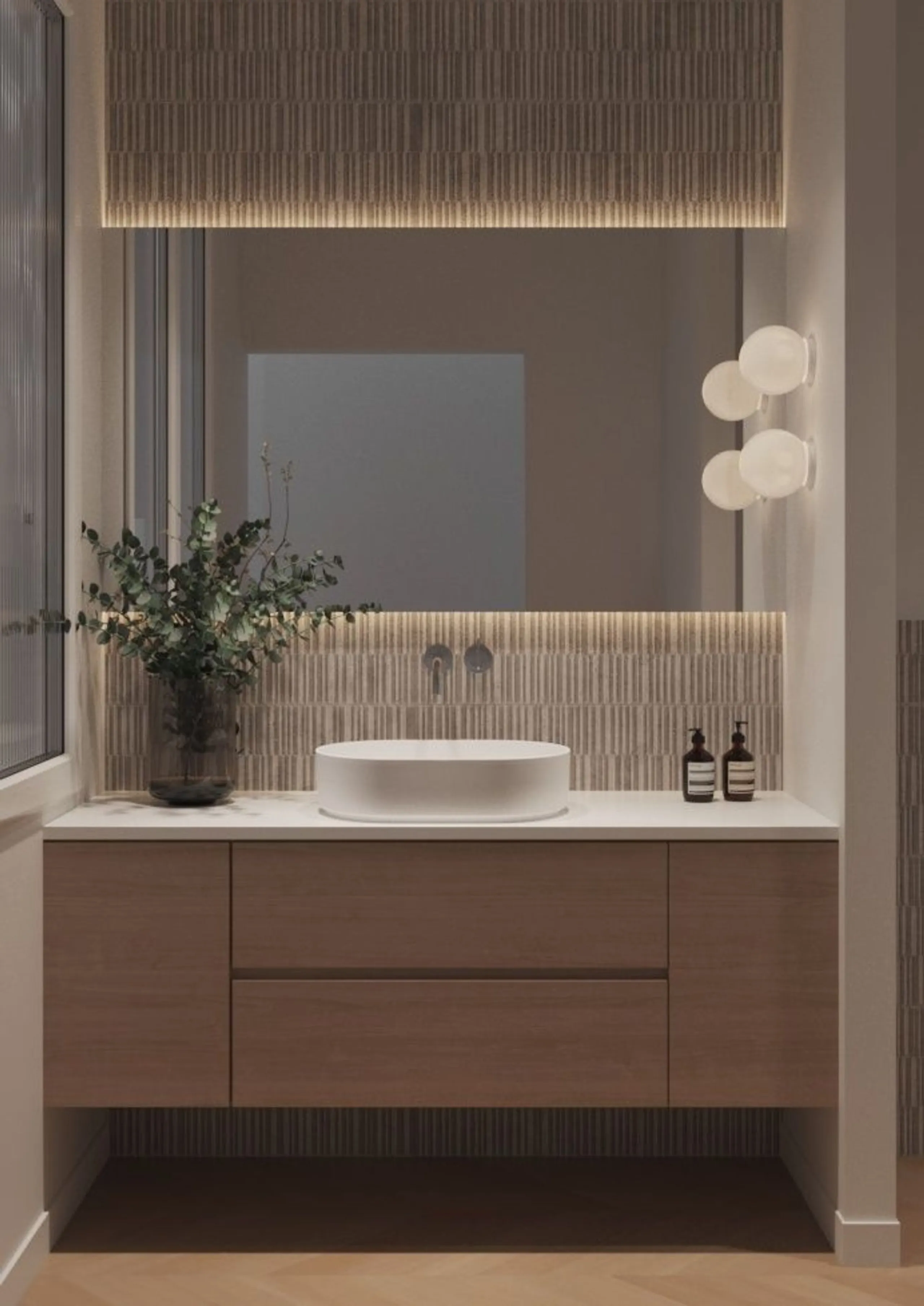 Elegant Designer Apartment with Renovation Project in Barcelona’s Upper Area