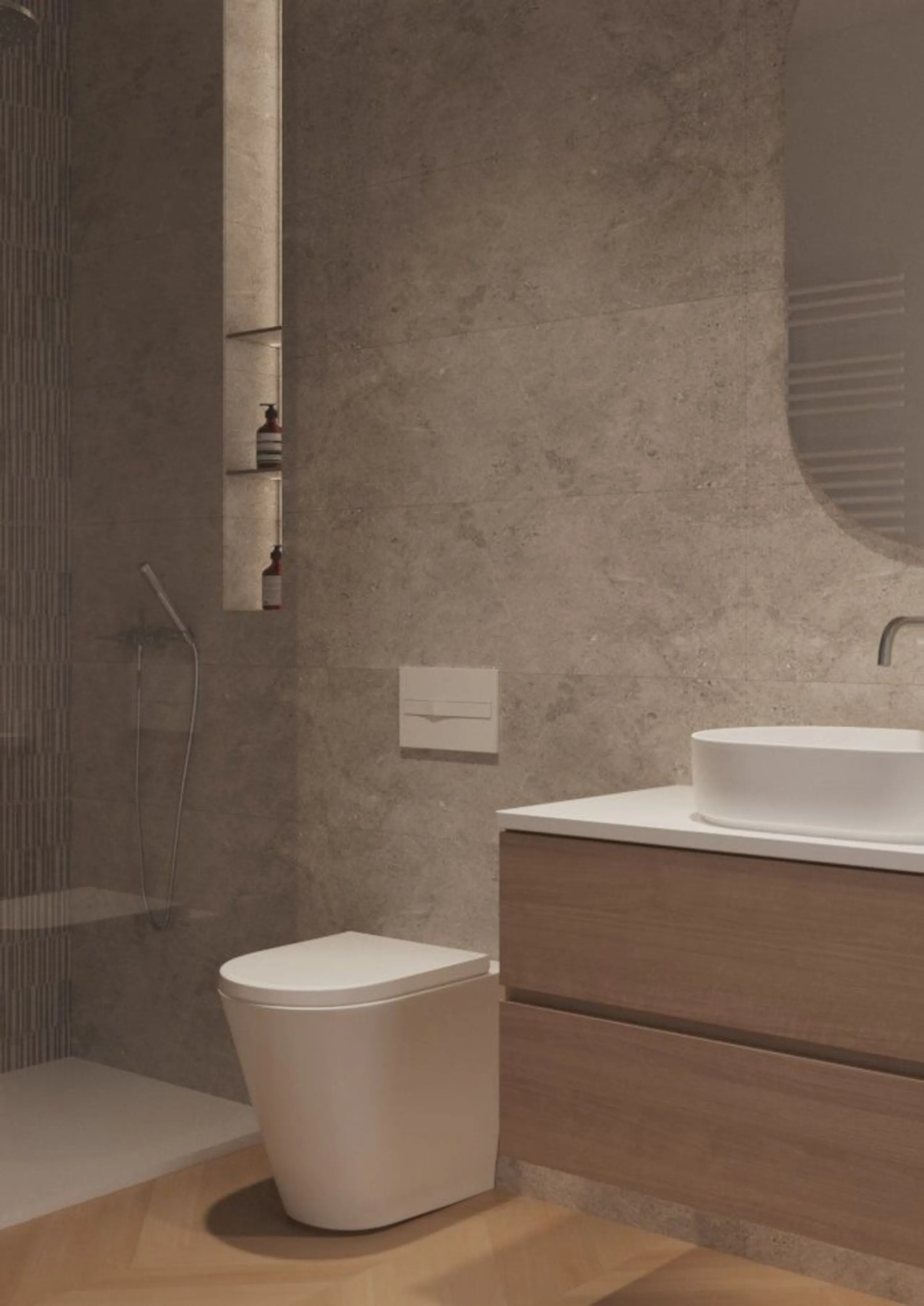 Elegant Designer Apartment with Renovation Project in Barcelona’s Upper Area