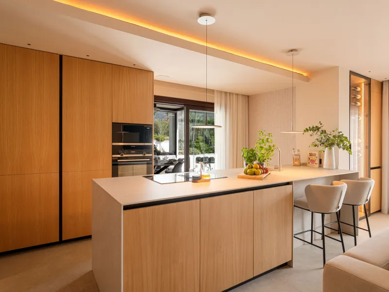 Luxurious three-bedroom duplex Penthouse with en-suite bathrooms for sale in Las Lomas del Rey, a secure and prestigious urbanisation ideally located on Marbella's exclusive Golden Mile. Built in 2006 and recently renovated, this elegant property combines