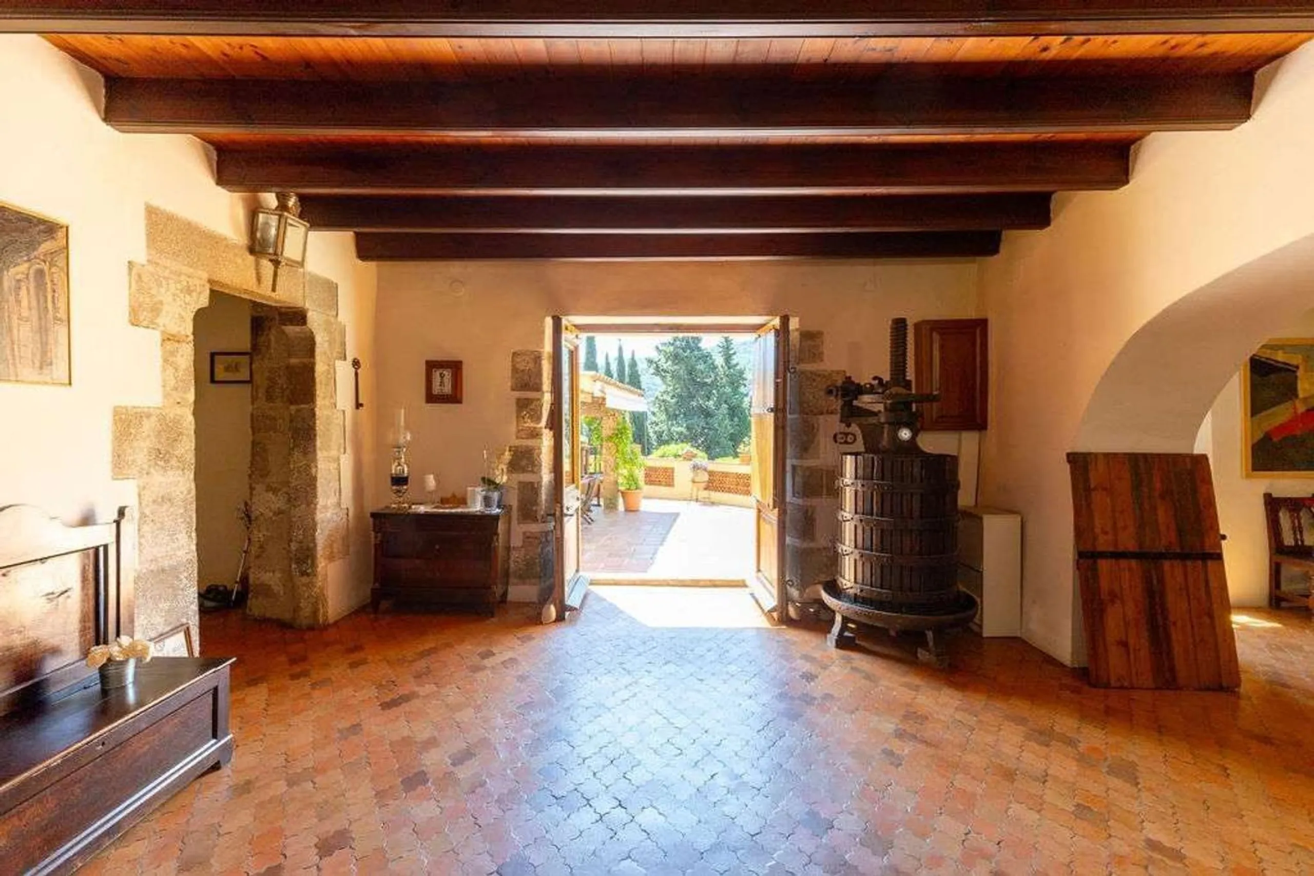 Rehabilitated Catalan Masia with Privacy and Multiple Buildings in the Province of Barcelona