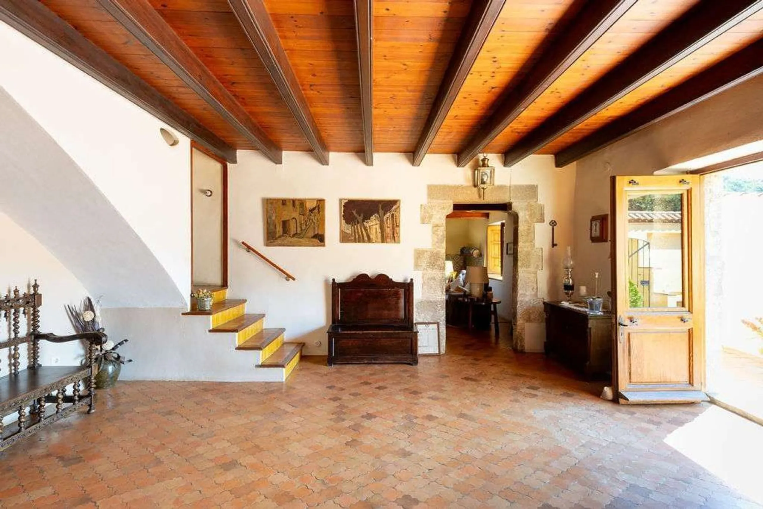 Rehabilitated Catalan Masia with Privacy and Multiple Buildings in the Province of Barcelona