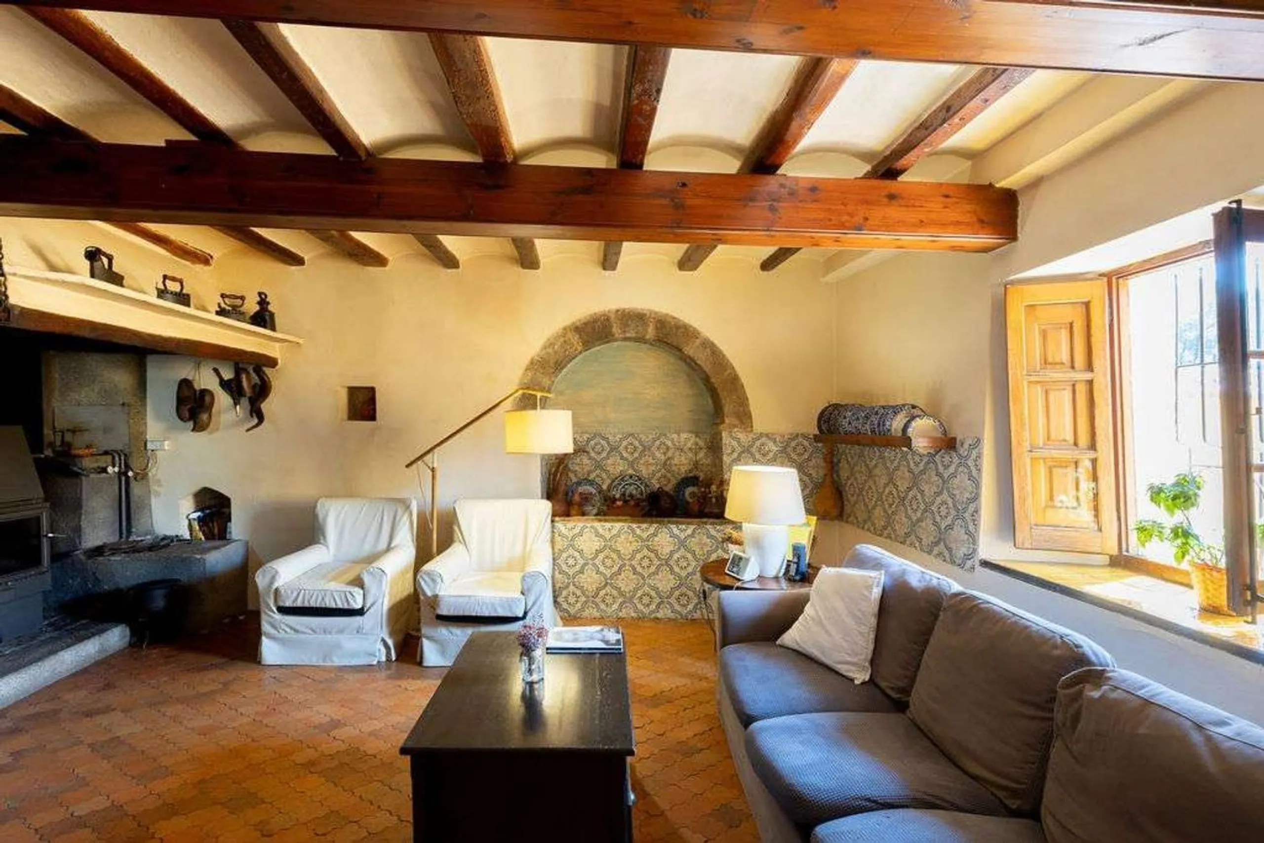 Rehabilitated Catalan Masia with Privacy and Multiple Buildings in the Province of Barcelona
