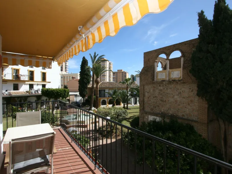 Great opportunity within the most famous complex in Fuengirola, Puebla Lucia. This two bedroom, two bathroom apartment is in perfect condition and sold fully furnished. The apartment is spacious and very sunny and has a lovely terrace. The community is ga