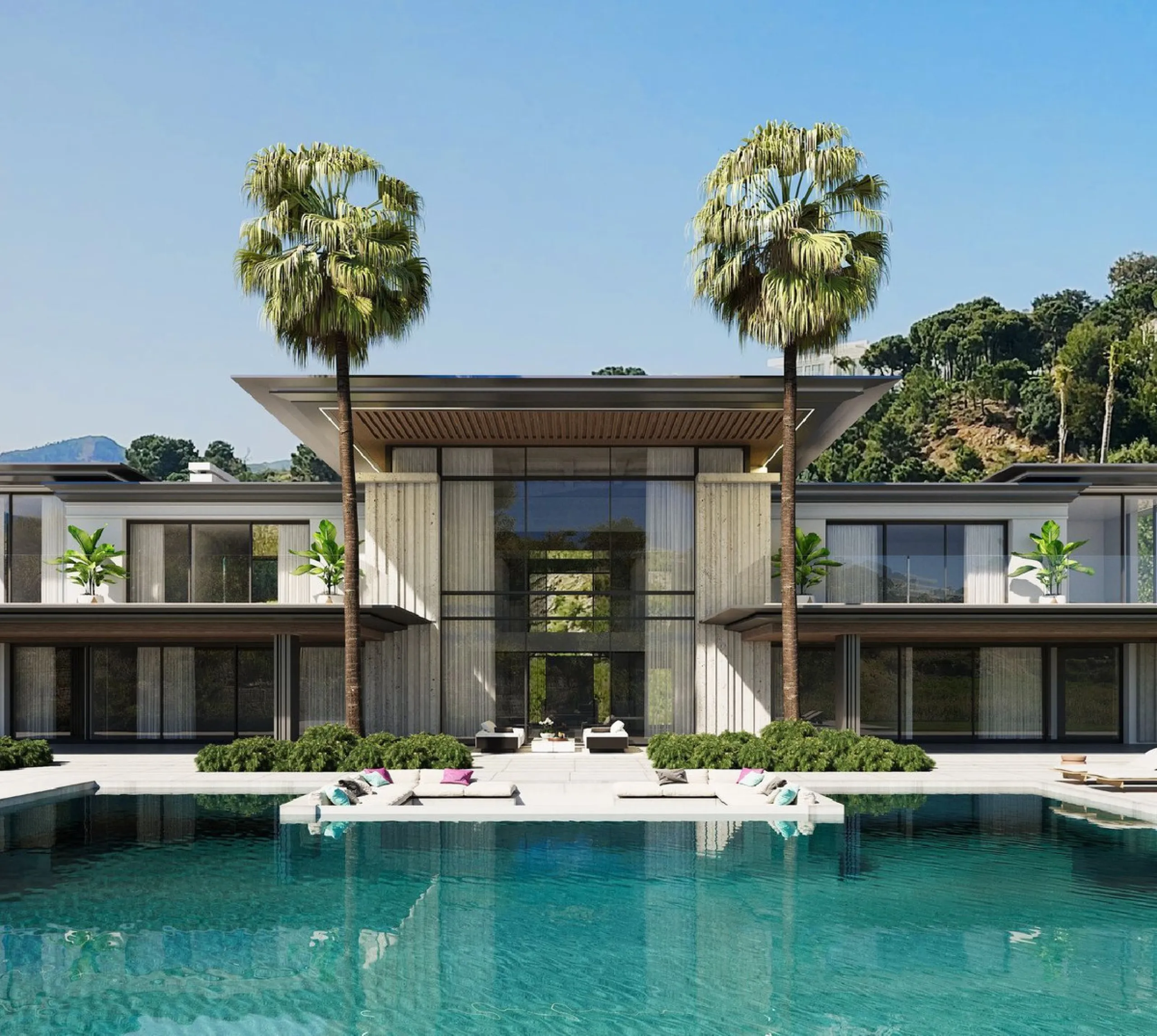 Exquisite Six-Bedroom Villa Project in Marbella Club Golf Resort with panoramic breathtaking Sea views.