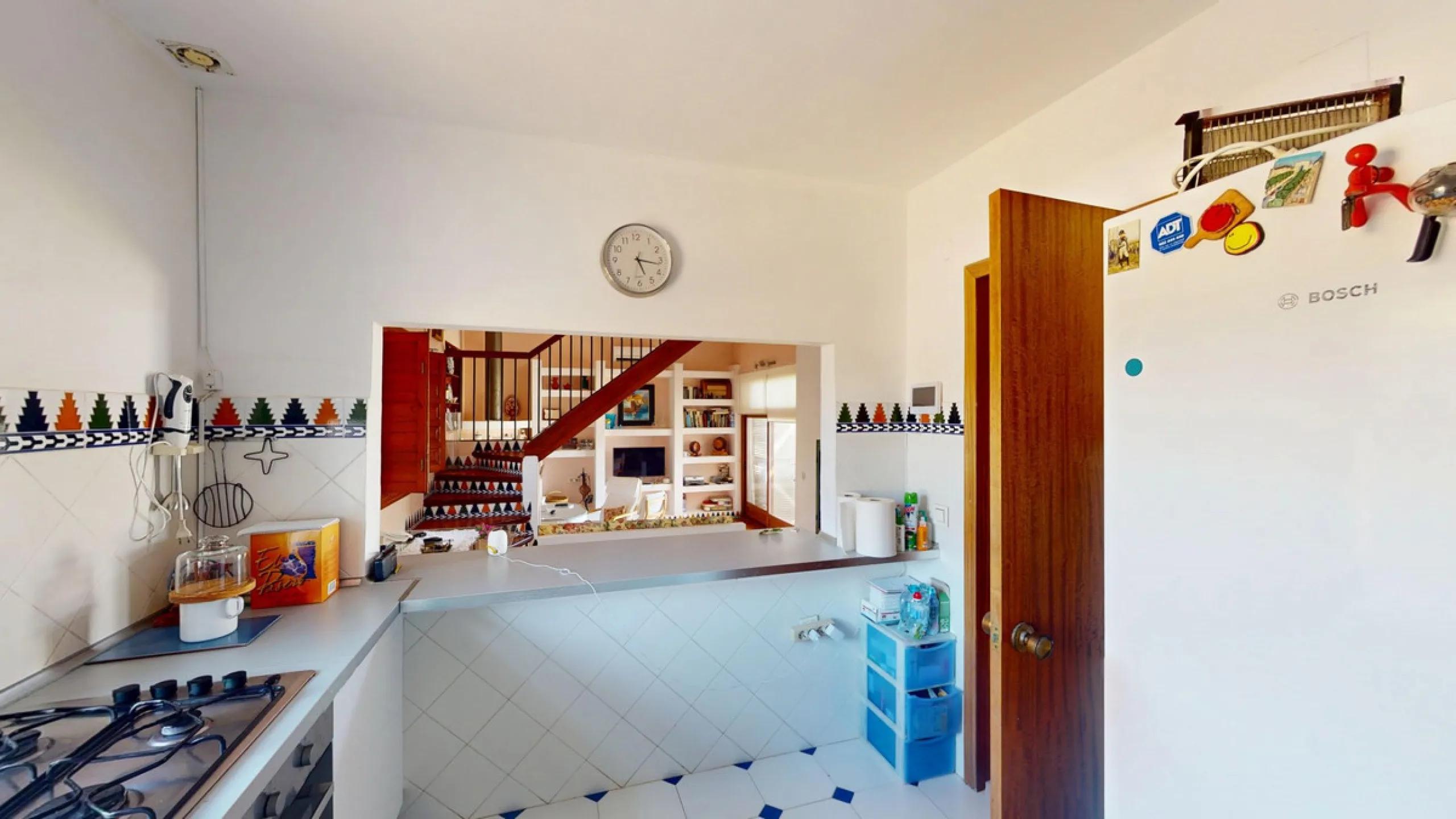 This beautiful Spanish villa spans two floors and features three bedrooms, including an impressive primary suite, and two bathrooms, blending traditional Andalusian charm with modern comfort. The Mediterranean-inspired design is reflected in the terracott