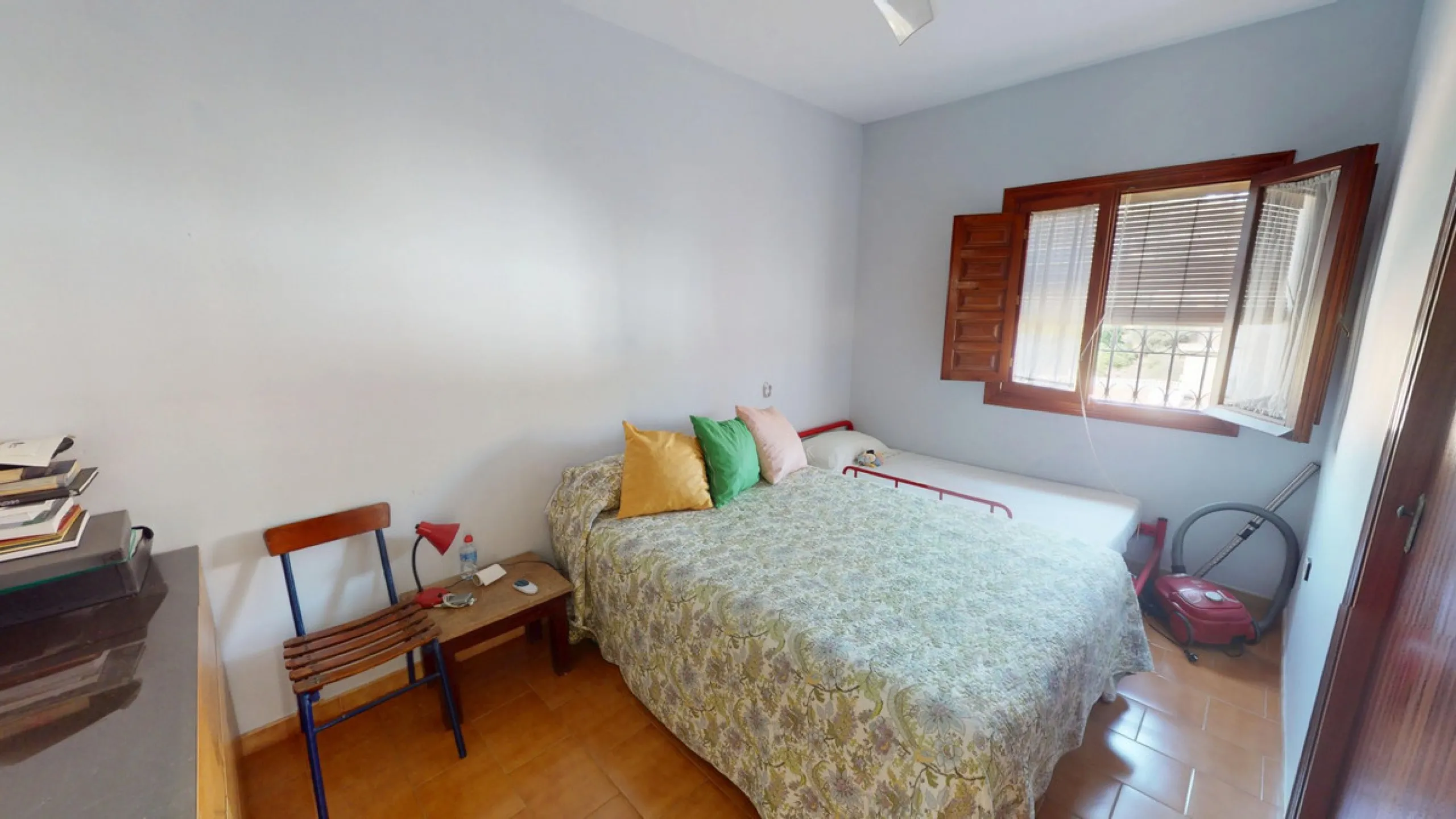 This beautiful Spanish villa spans two floors and features three bedrooms, including an impressive primary suite, and two bathrooms, blending traditional Andalusian charm with modern comfort. The Mediterranean-inspired design is reflected in the terracott