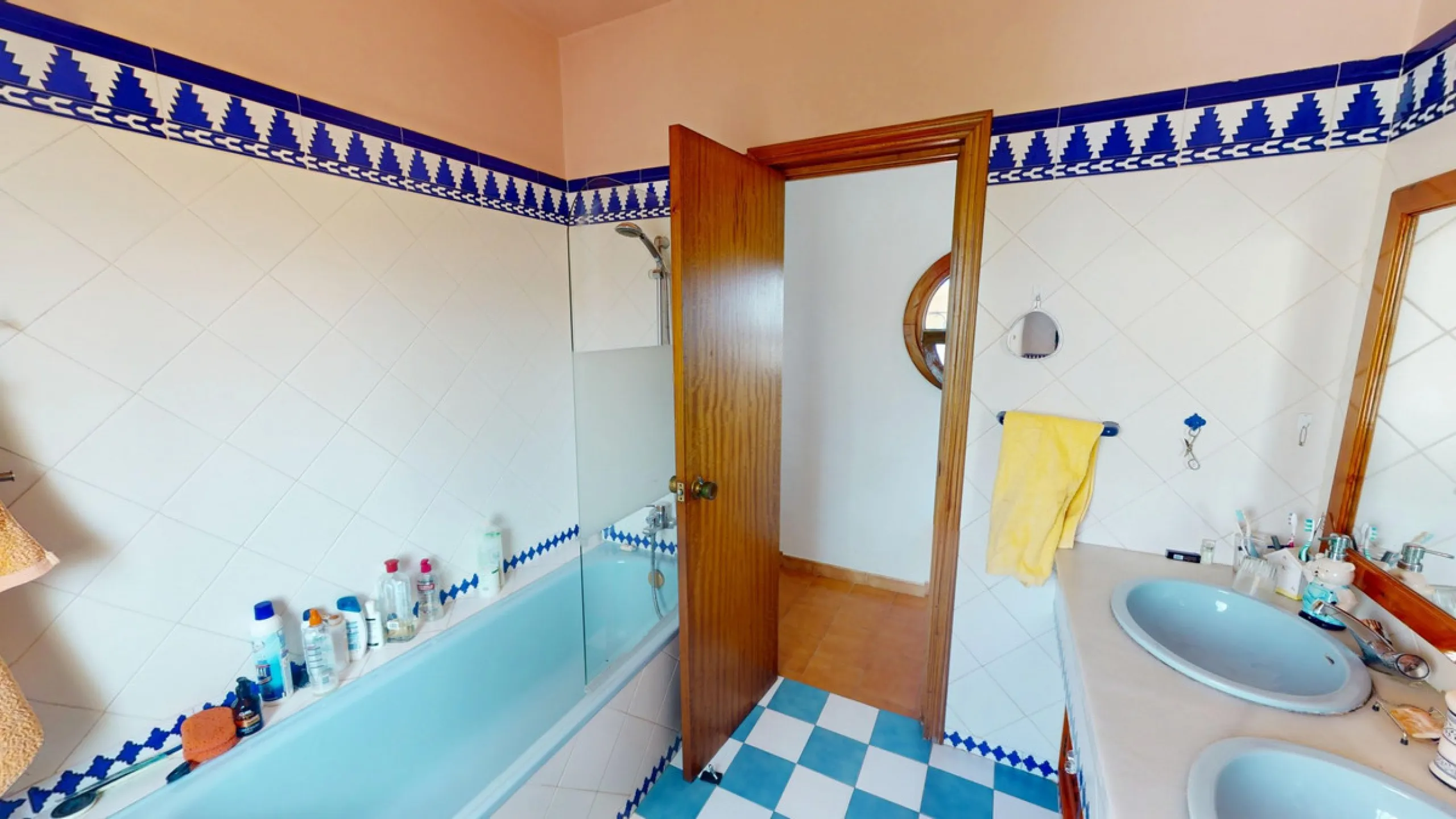 This beautiful Spanish villa spans two floors and features three bedrooms, including an impressive primary suite, and two bathrooms, blending traditional Andalusian charm with modern comfort. The Mediterranean-inspired design is reflected in the terracott