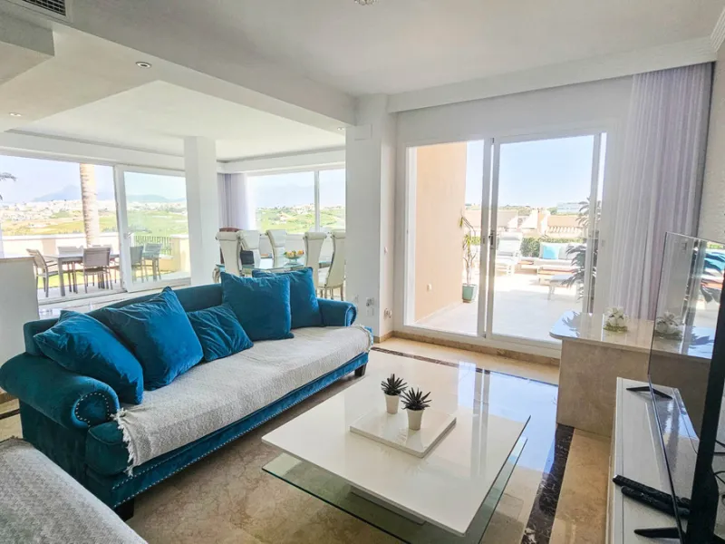 Experience luxury in this refurbished and modified semi-detached home featuring 4 bedrooms, 4 bathrooms, multiple terraces, and breathtaking panoramic views. Enjoy a private garden, private pool, and roof terrace with jacuzzi—all in a tranquil, private lo