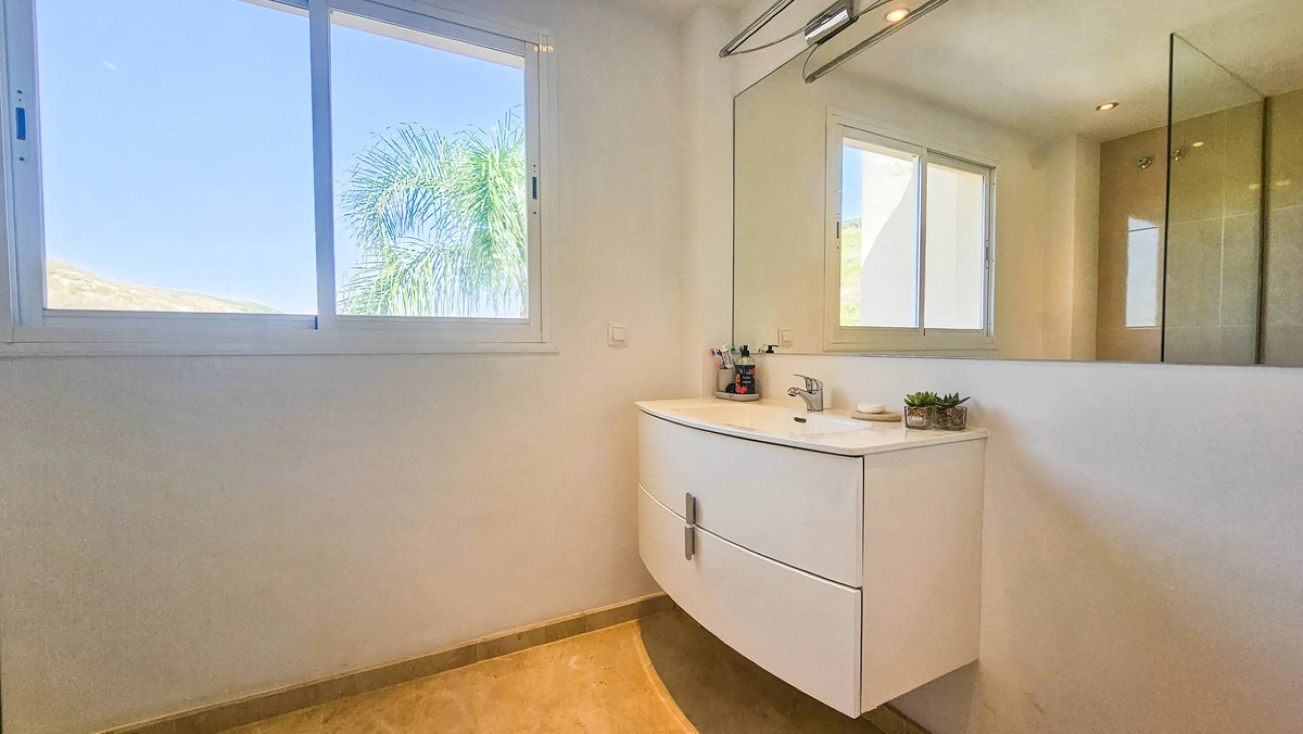 Experience luxury in this refurbished and modified semi-detached home featuring 4 bedrooms, 4 bathrooms, multiple terraces, and breathtaking panoramic views. Enjoy a private garden, private pool, and roof terrace with jacuzzi—all in a tranquil, private lo