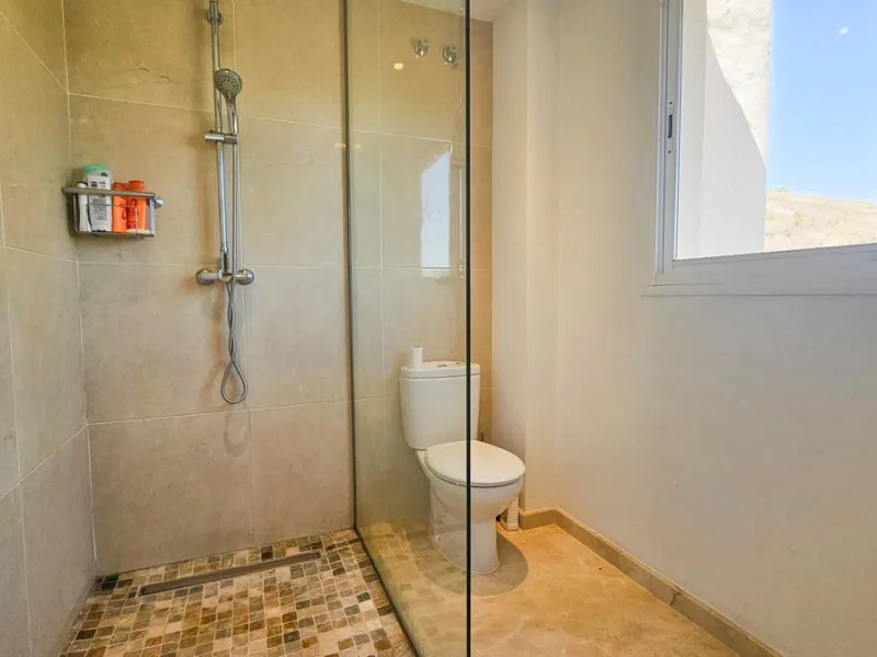 Experience luxury in this refurbished and modified semi-detached home featuring 4 bedrooms, 4 bathrooms, multiple terraces, and breathtaking panoramic views. Enjoy a private garden, private pool, and roof terrace with jacuzzi—all in a tranquil, private lo